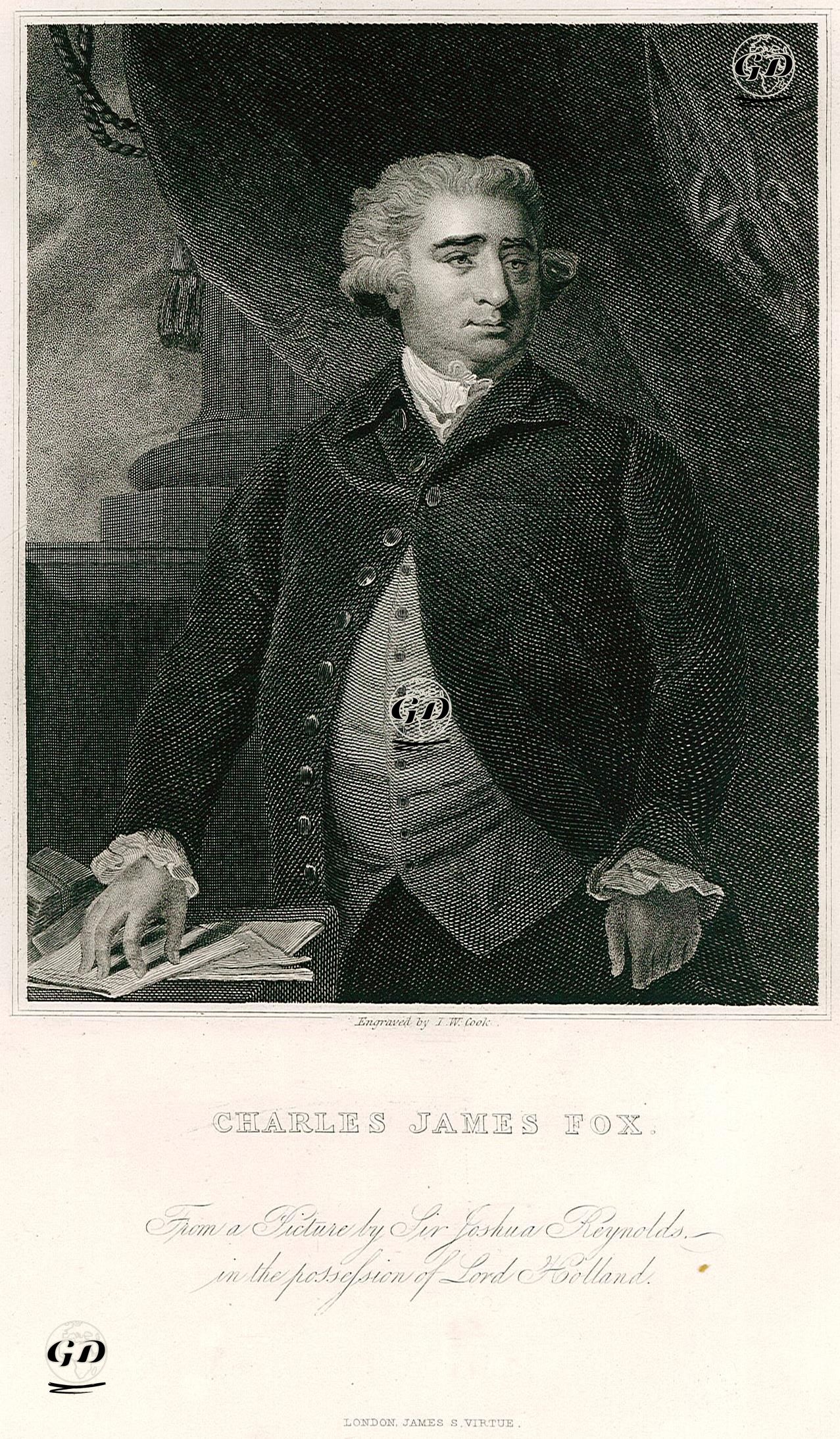 Charles James Fox - Joshua Reynolds (1723-1792) - 1859