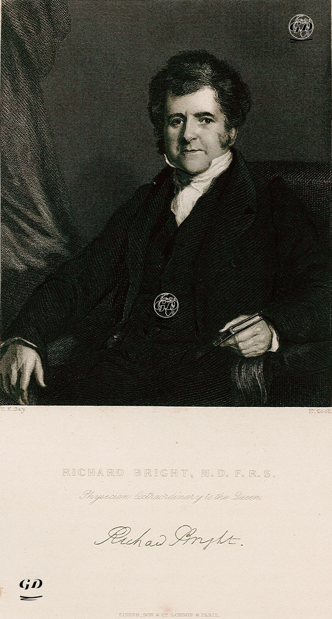 Richard Bright, Physician Extraordinary To The Queen - Frederick Richard Say (1804-1868) - 1830's