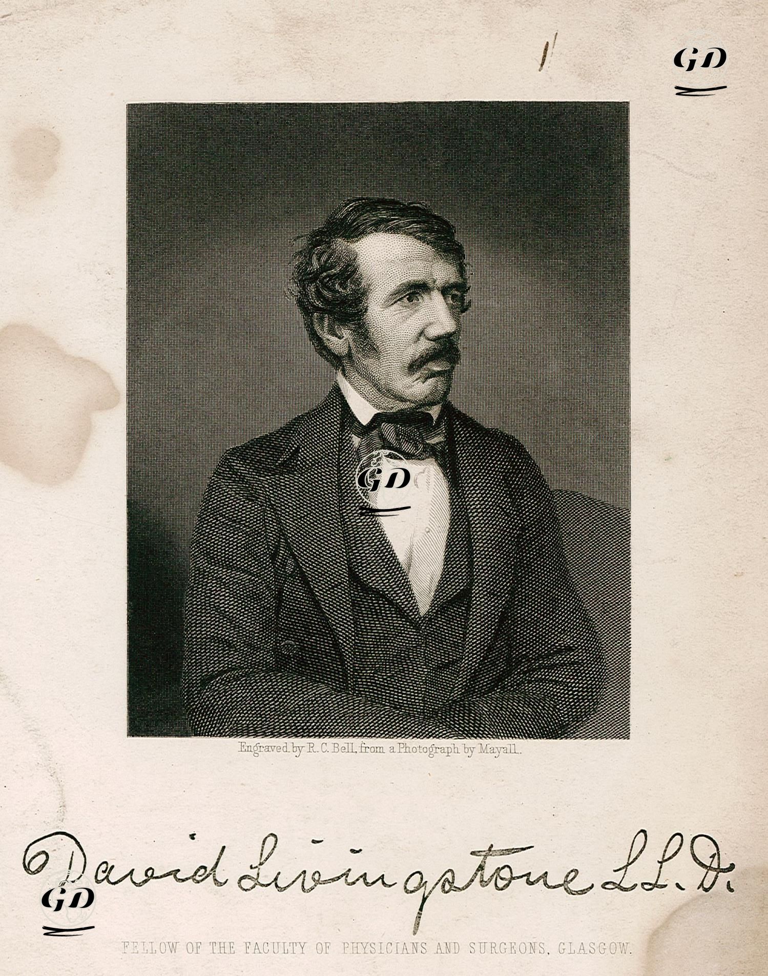 David Livingstone, Glasgow Cerrah Ve Doktorlar Fakültesi Üyesi - John Jabez Edwin Paisley Mayall (1813-1901) - 1850's