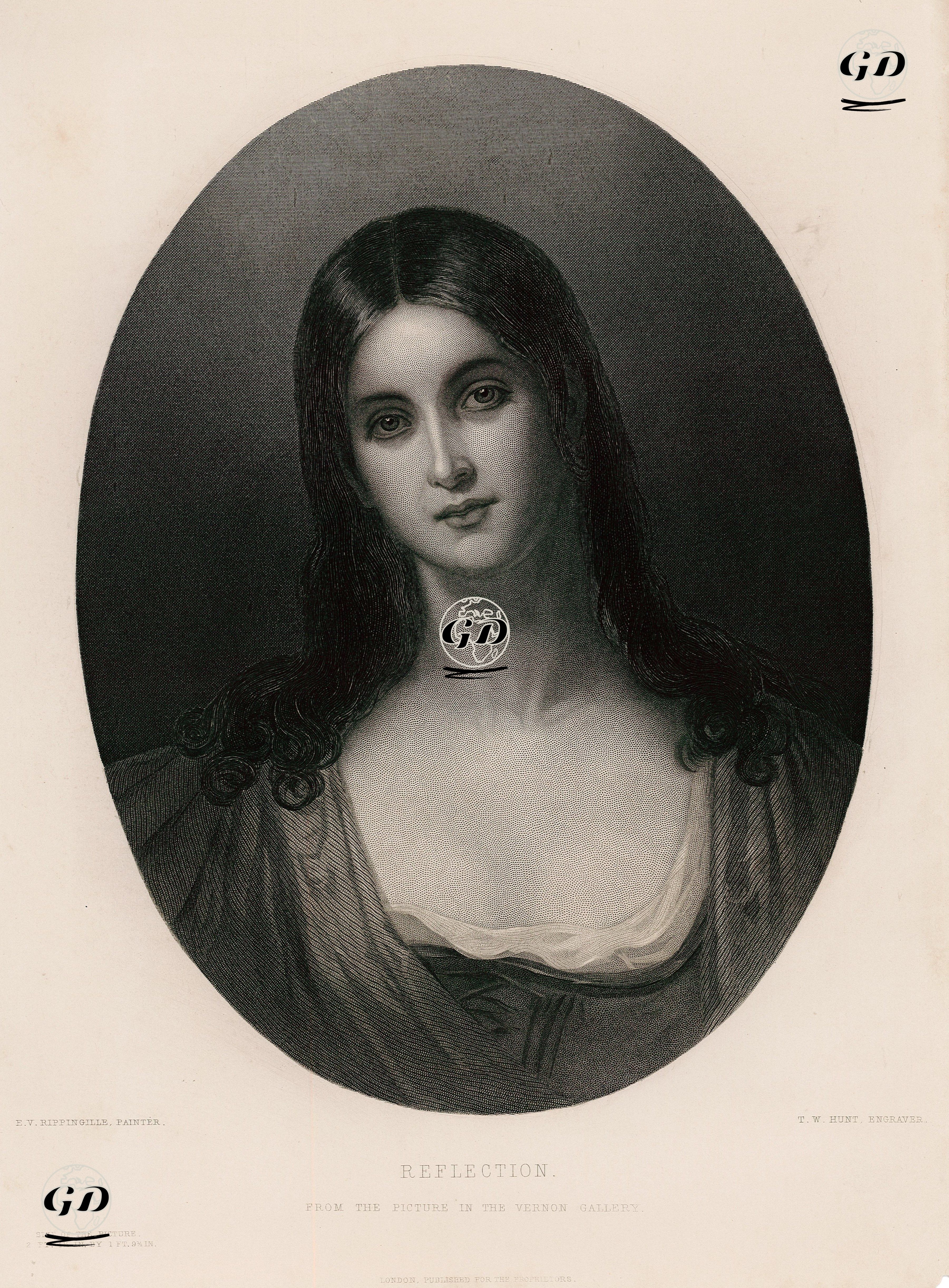 Yansıma - Edward Villiers Rippingille (1798-1859) - 1855