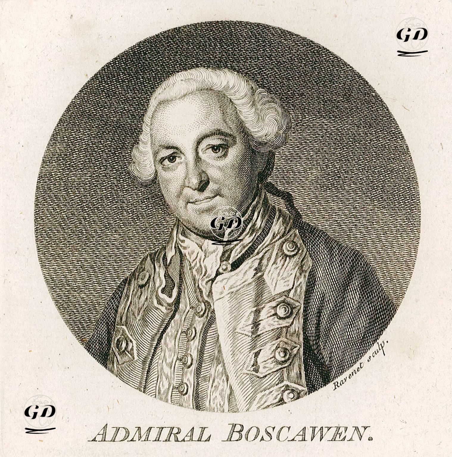 Amiral Edward Boscawen -  - 1757