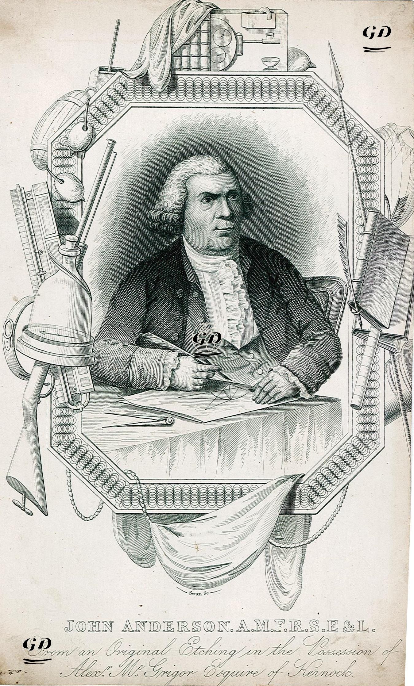 Profesör John Anderson -  - 1825