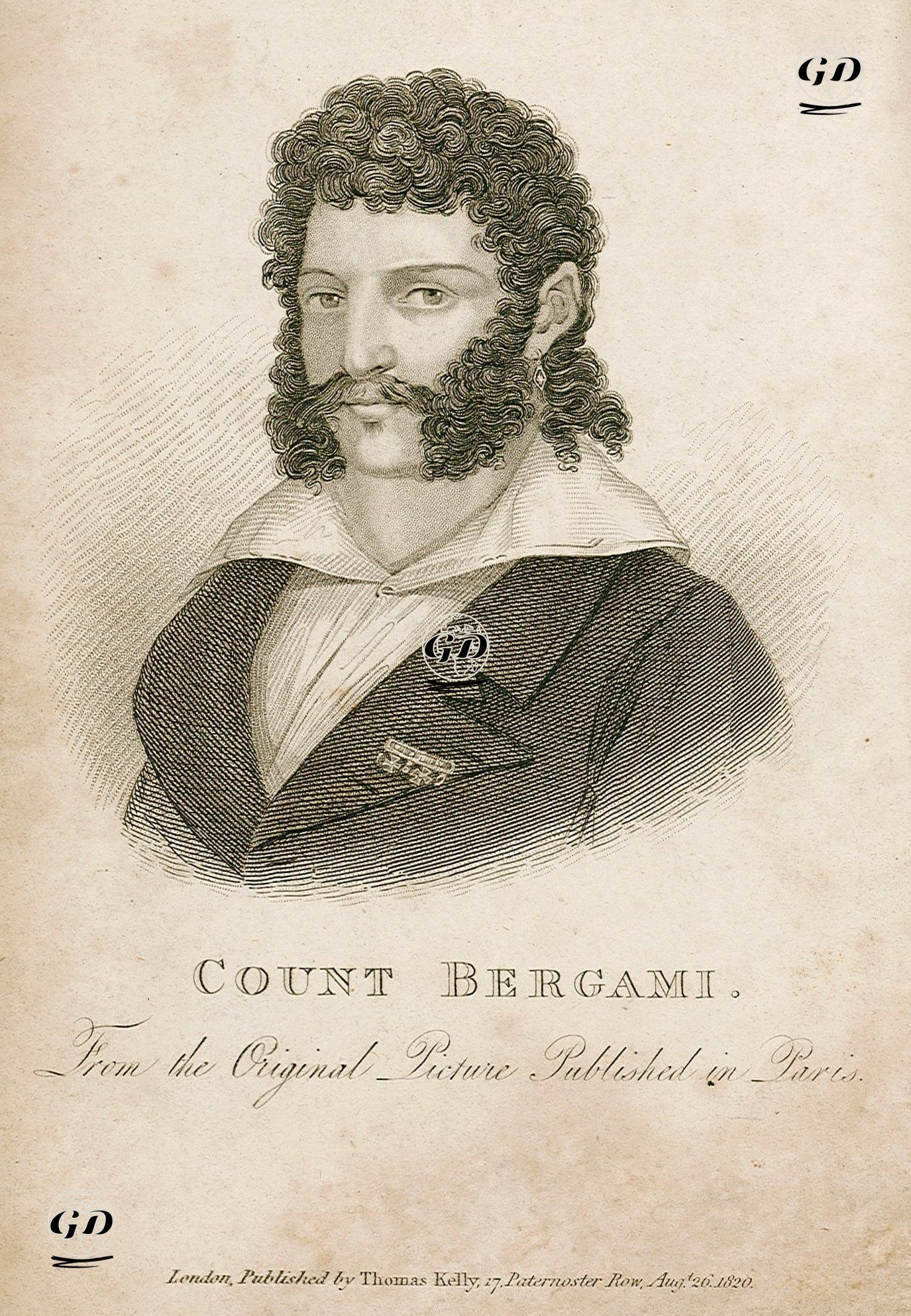 Kont Bartolomeo Bergami -  - 1820