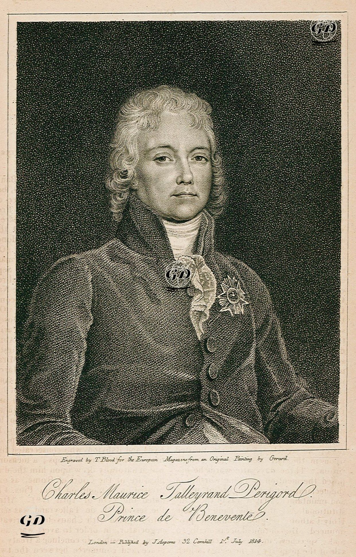 Charles Maurice de Talleyrand Perigord - François Gerard (1770-1837) - 1814