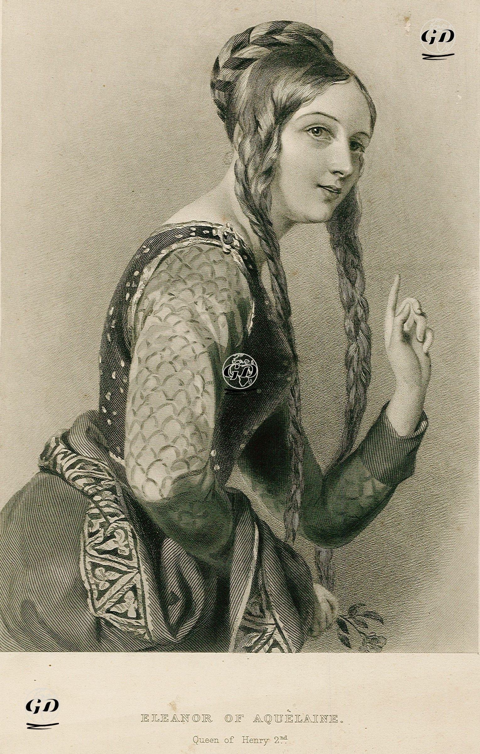 Eleanor Of Aquelaine, Queen Of Henry 2nd -  - 1851