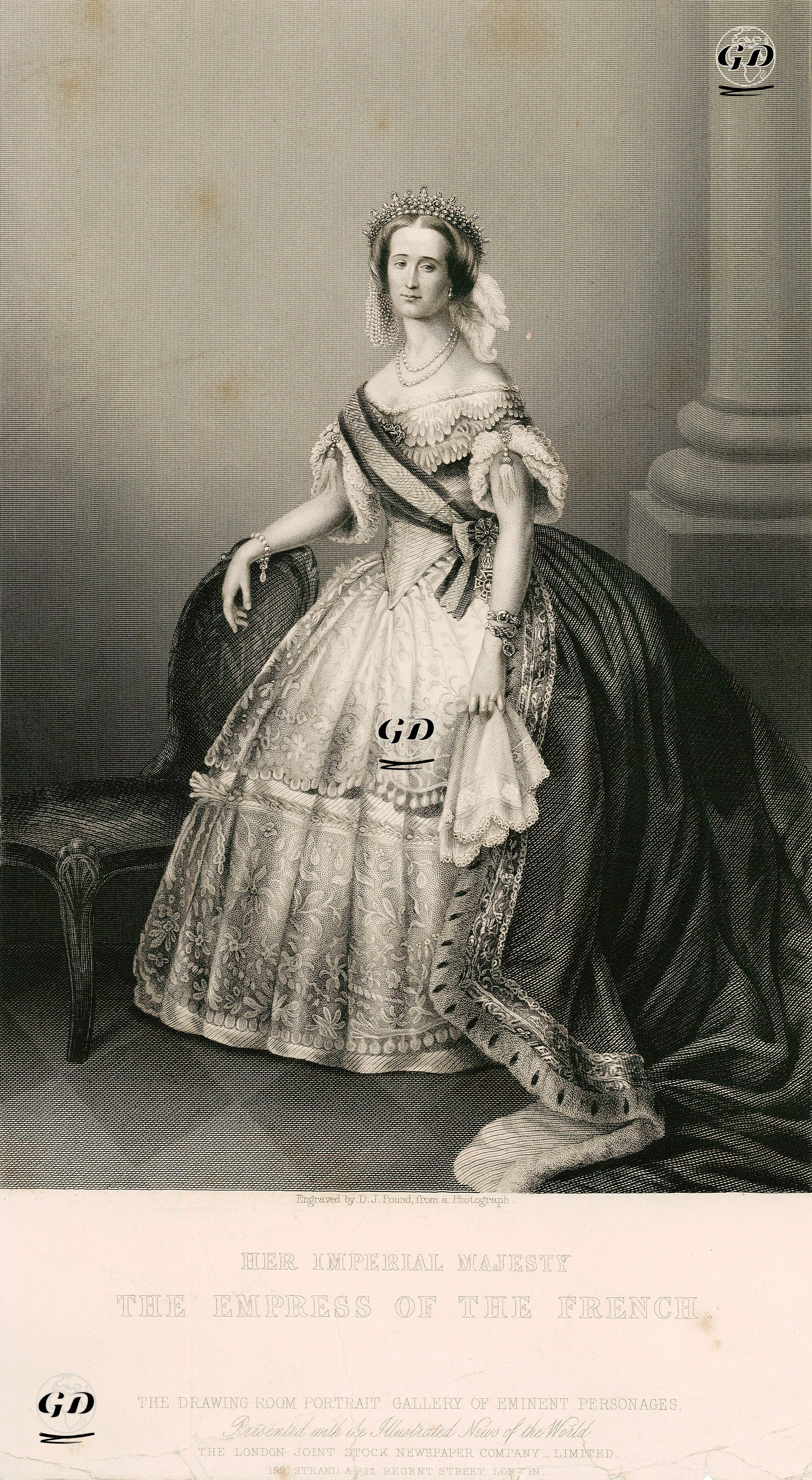 Her Imperial Majesty The Empress Of The French -  - 1859