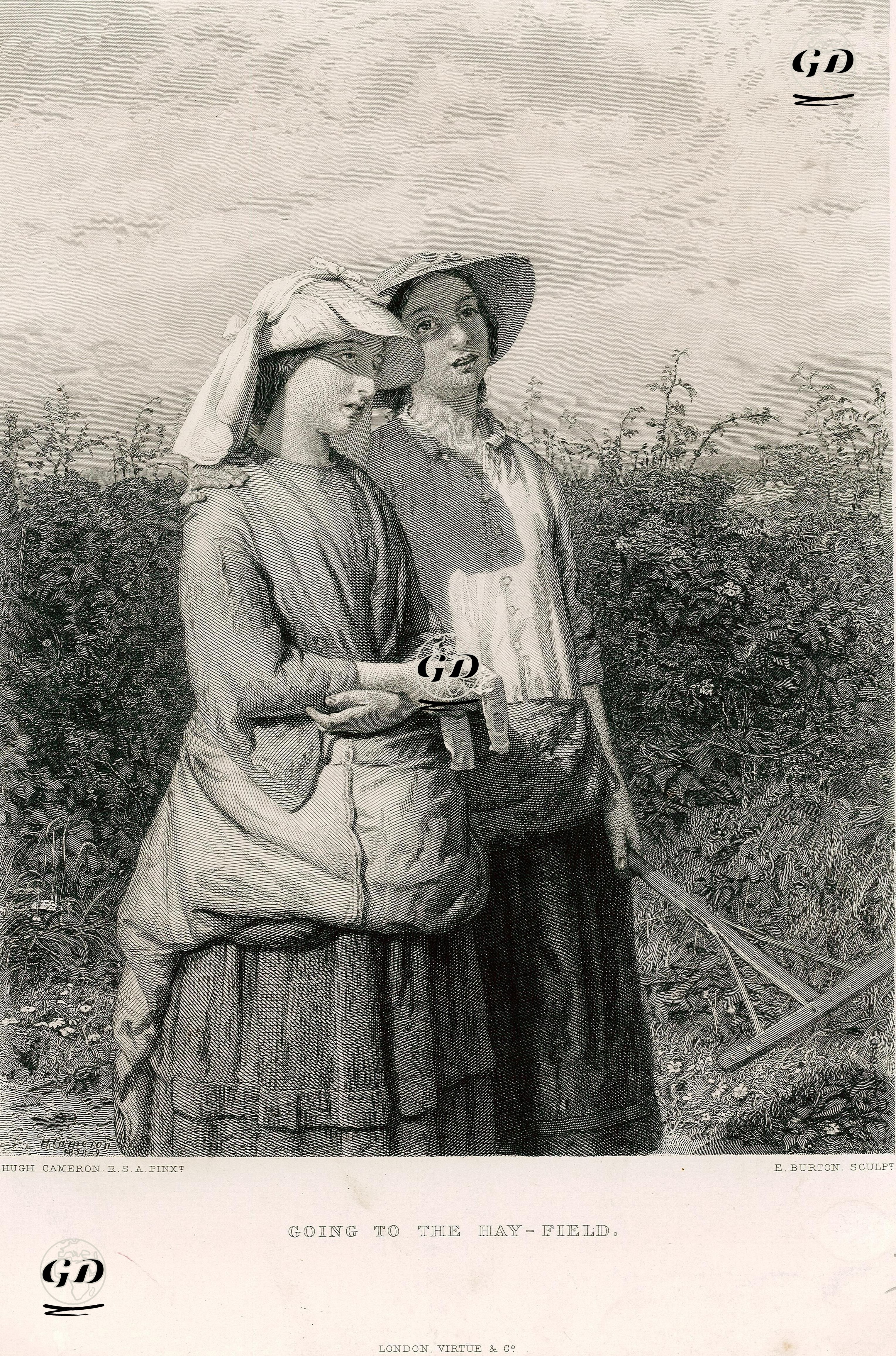 Tarlaya Giden Kadınlar - Hugh Cameron (1835-1918) - 1871
