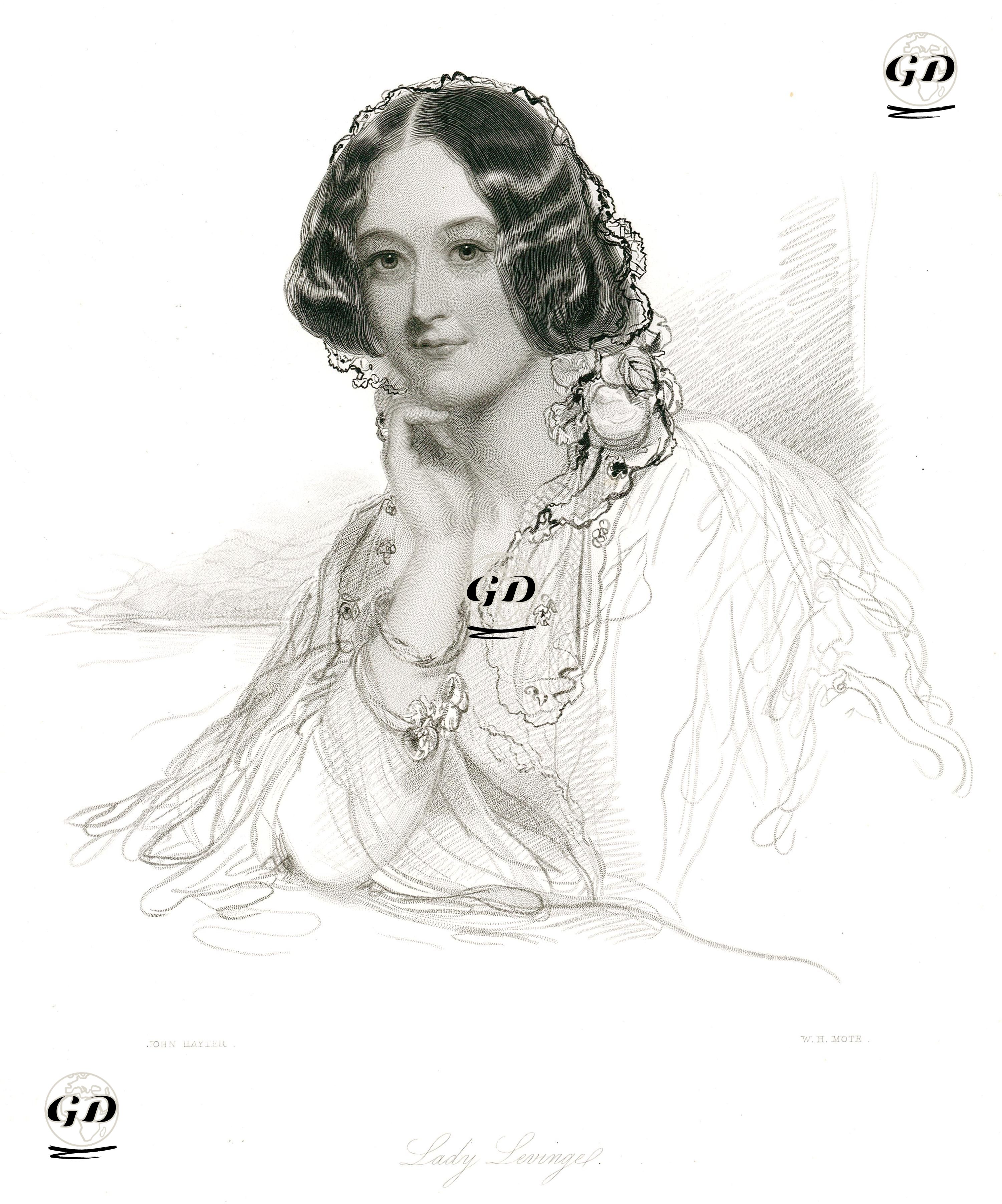 Lady Levinge - John Hayter (1800-1895) - 1850's