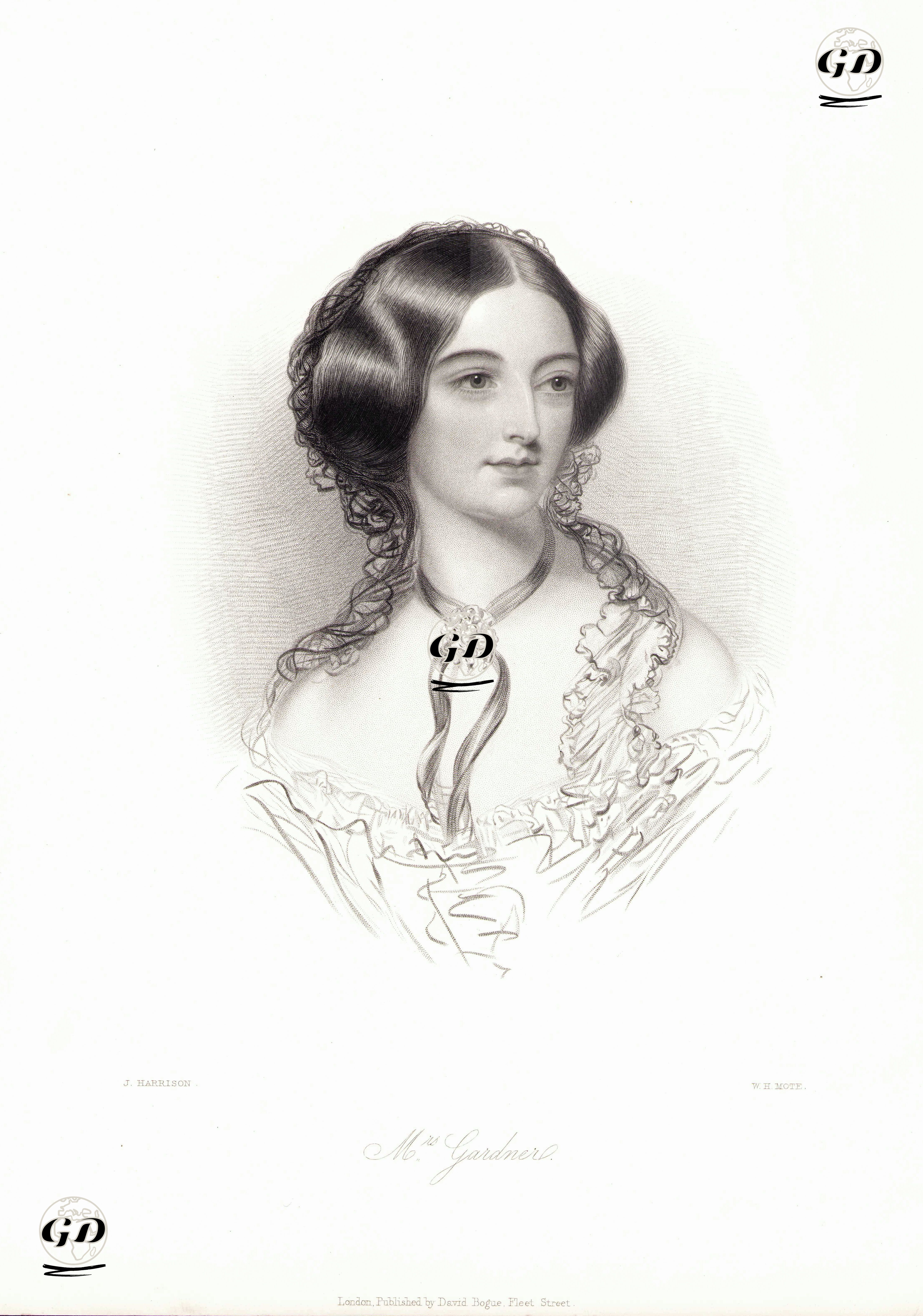 Mrs.Gardner - J.Harrison - 1850's