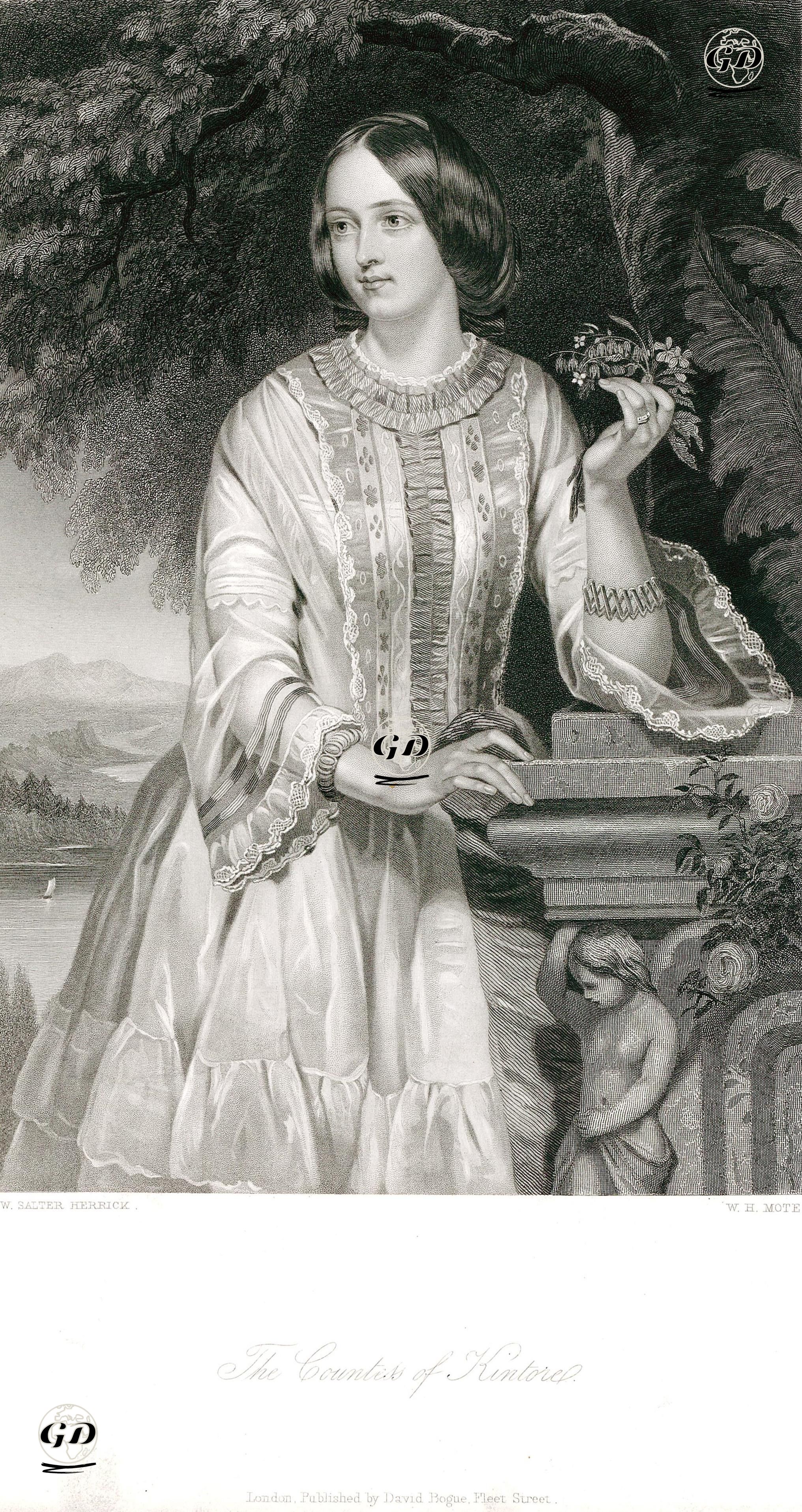Kintore Kontesi Louisa Madeleine - William Salter Herrick (1807-1891) - 1850's