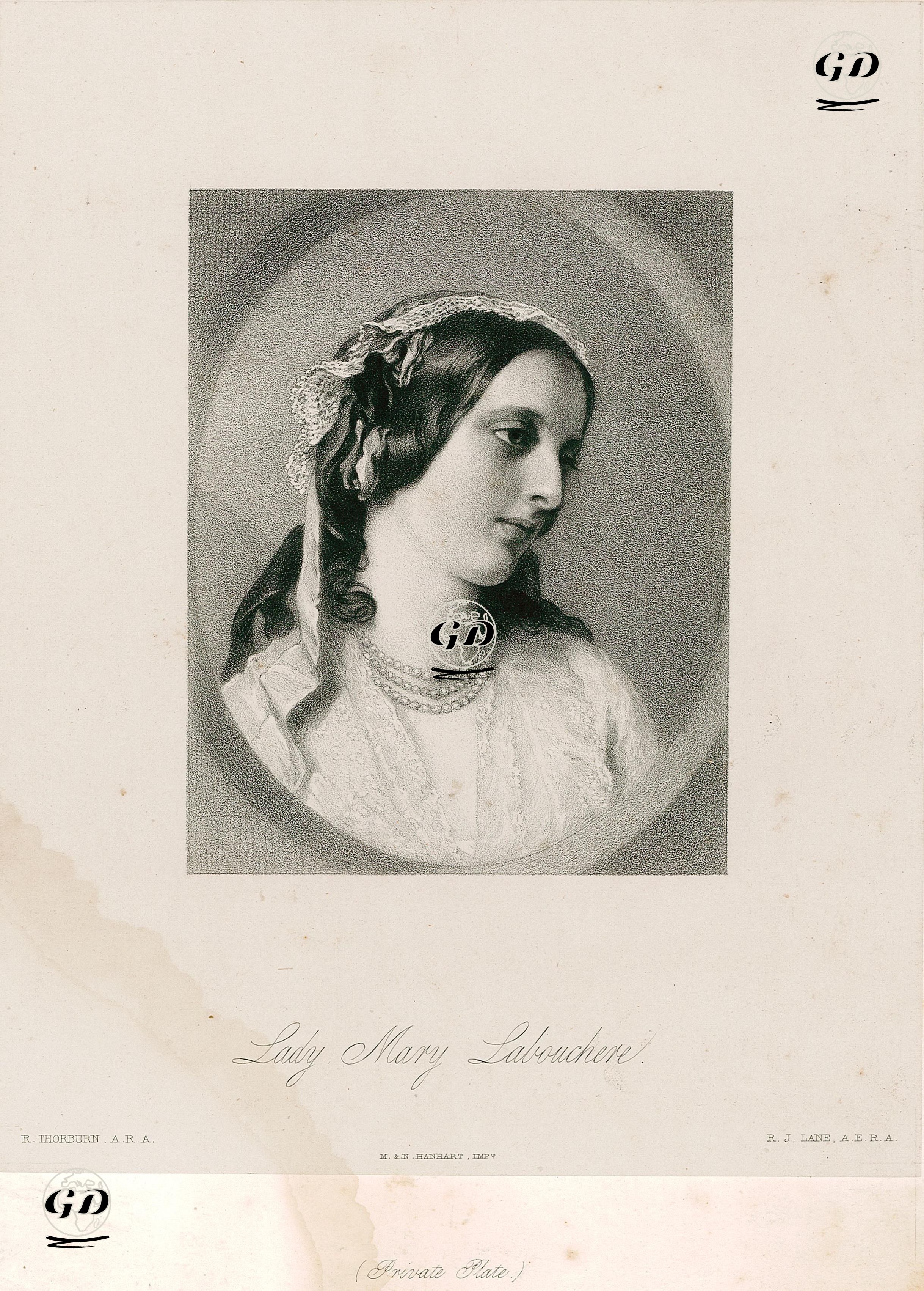 Mary Labouchere - Robert Thorburn (1818-1885) - 1850's