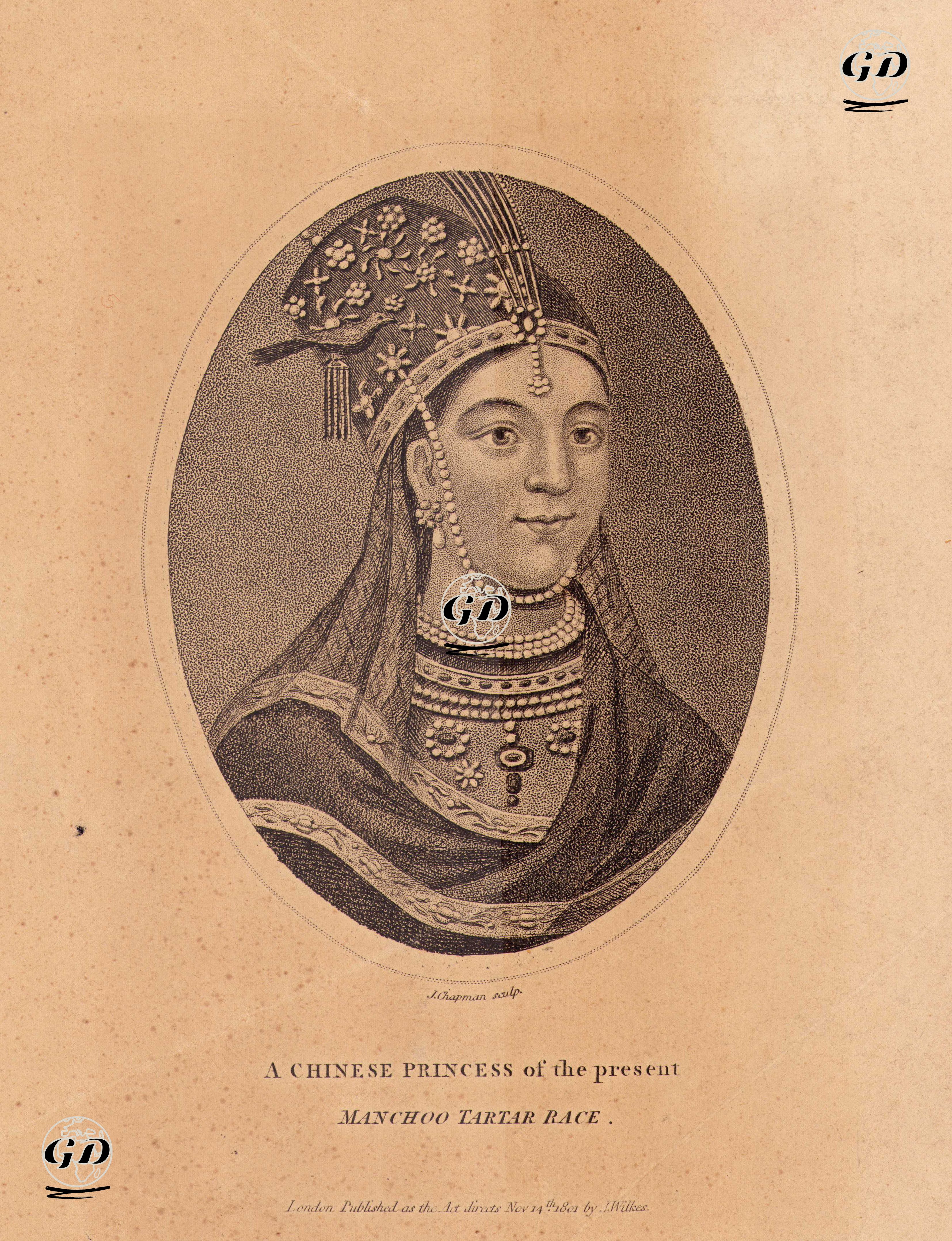 Mançu Tatar Irkından Çin Prensesi -  - 1801