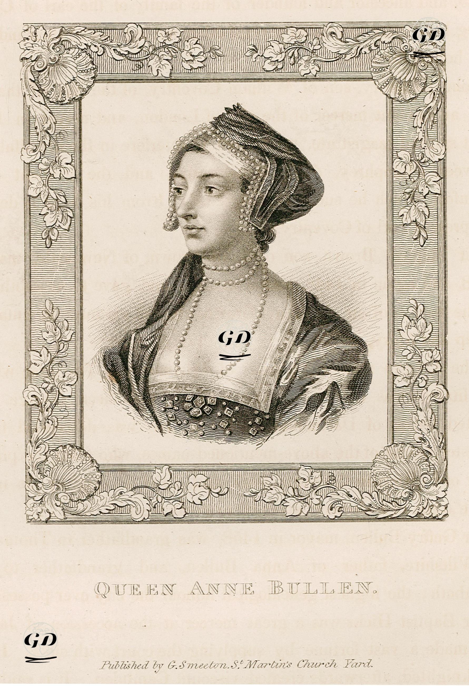 İngiltere Kraliçesi Anne Boleyn -  - 1820's
