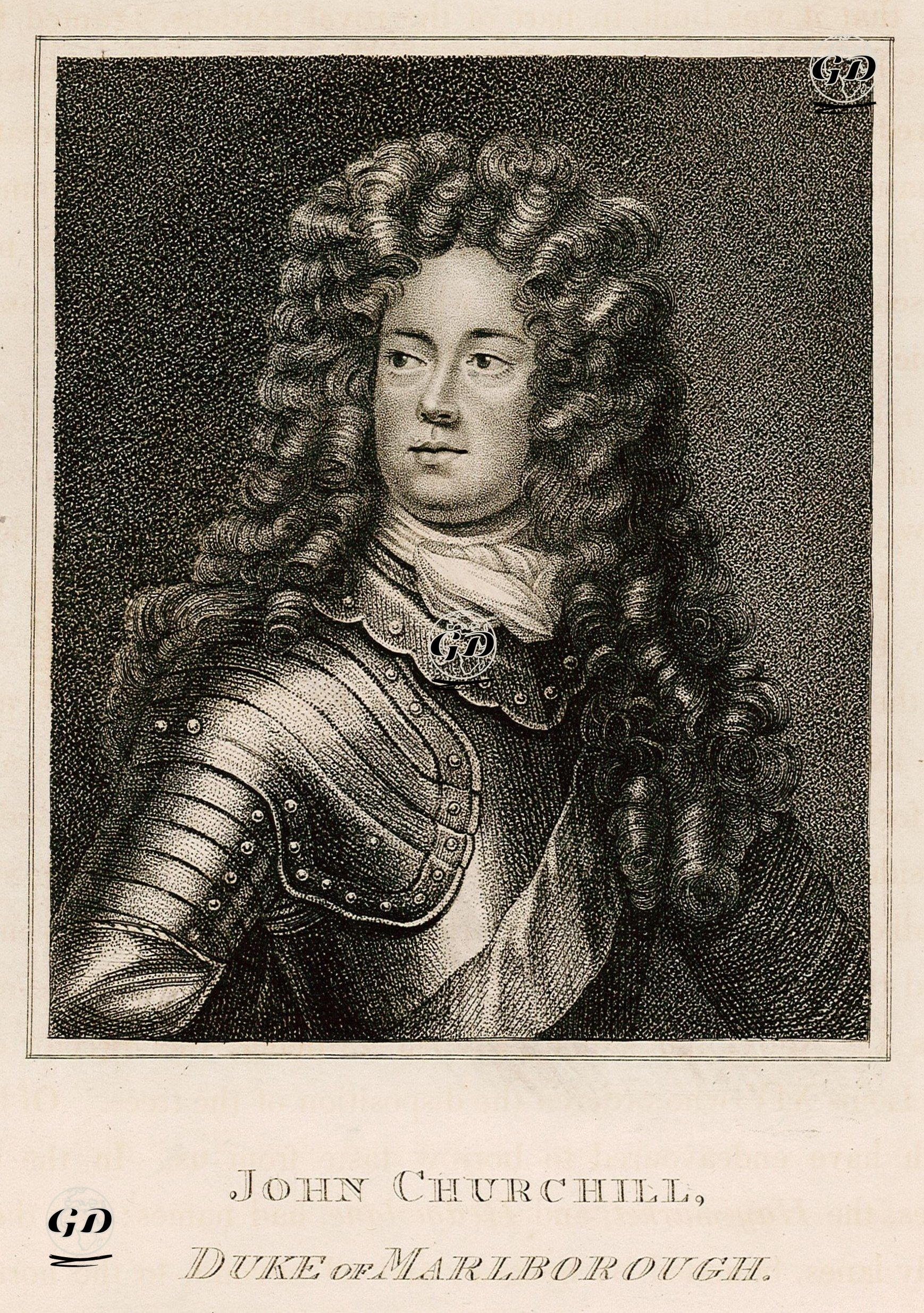 Marlborough Dükü John Churchill - John Closterman (1660-1711) - 1800's