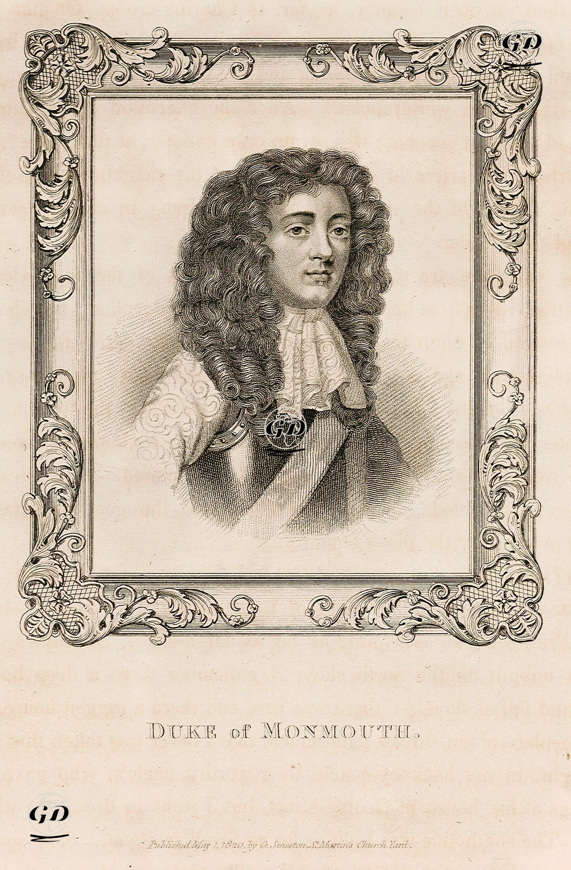  Monmouth Dükü James Scott -  - 1820