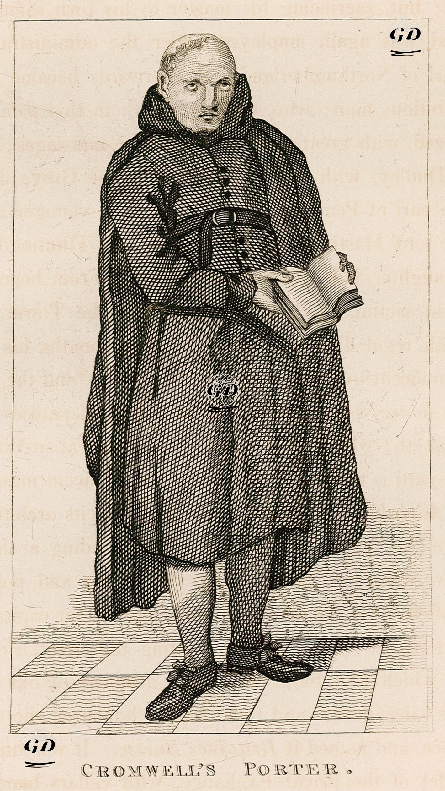 Oliver Cromwell'in Hizmetlisi Uzun Boylu Daniel -  - 1803