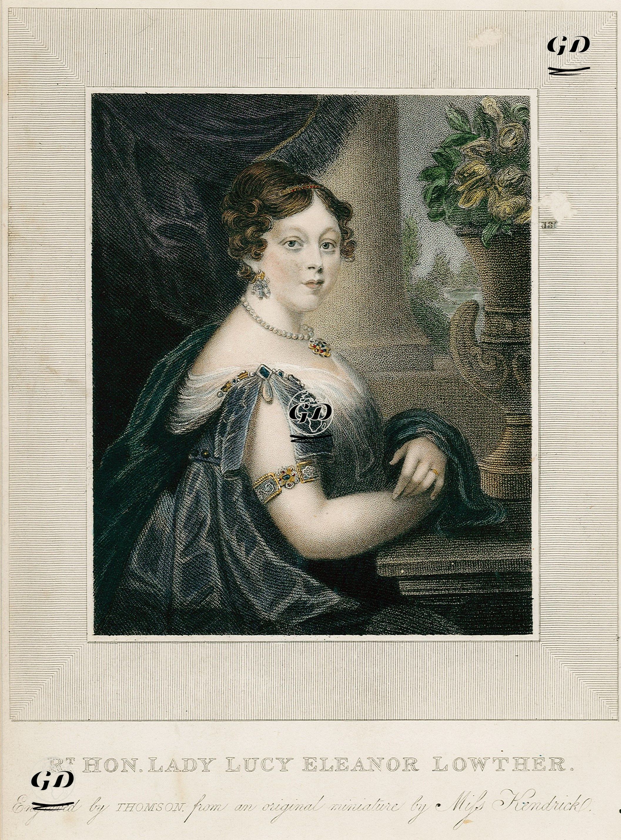Lady Lucy Eleanor Lowther - Emma Eleanora Kendrick (1787-1871) - 1825