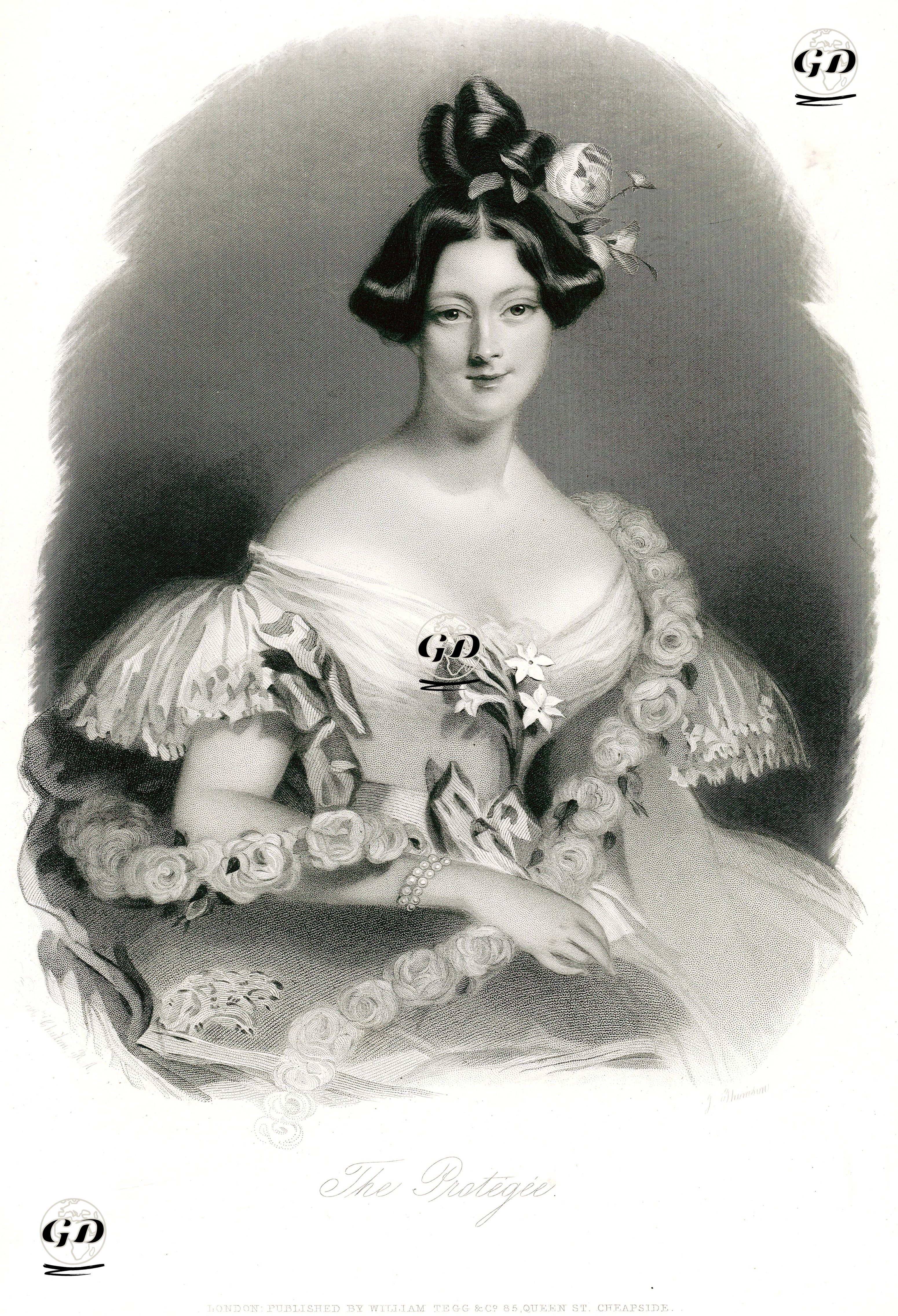 The Protegee - A.Chaton - 1840's