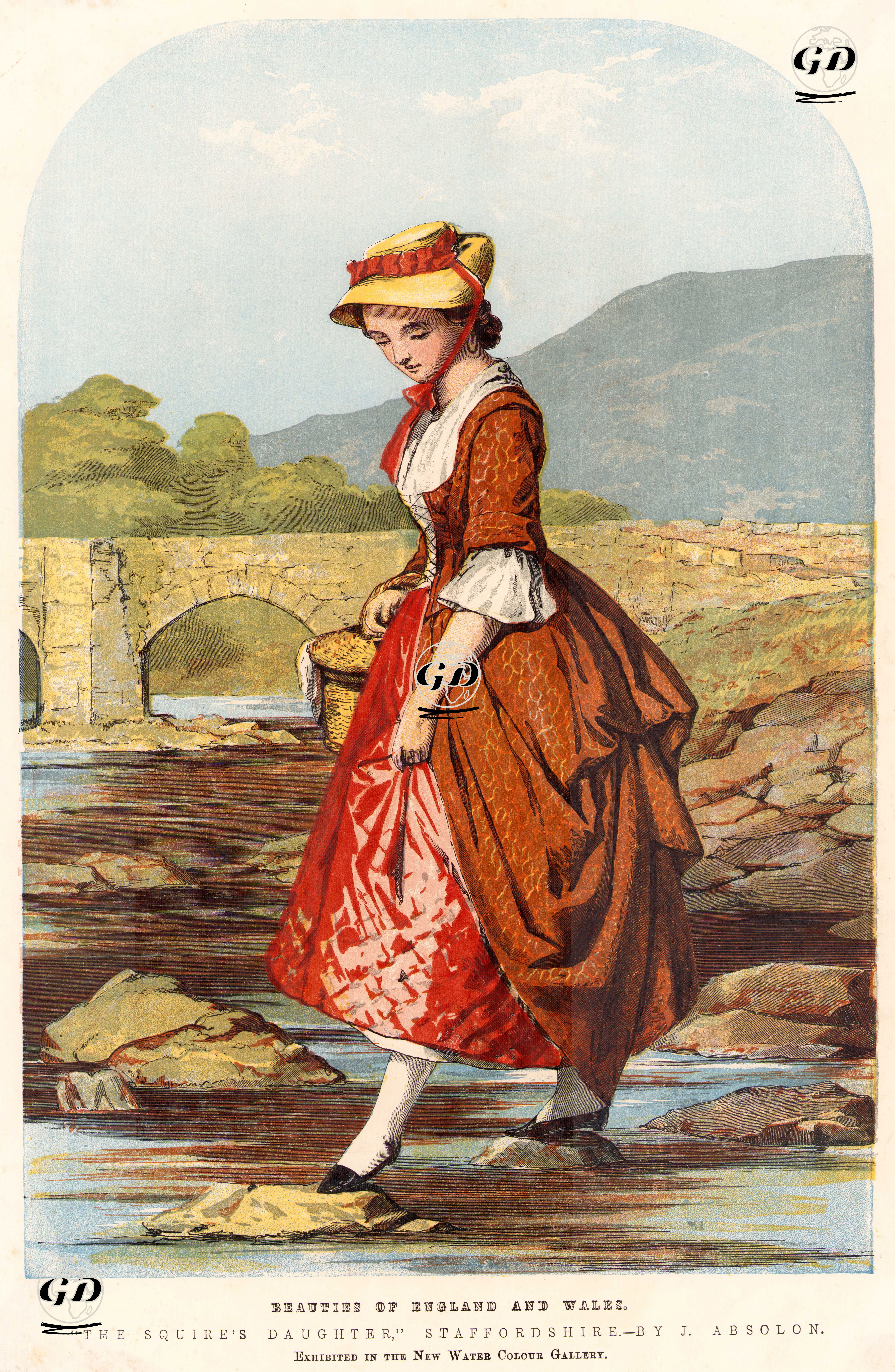 The Squire's Daughter  - John Absolon (1815-1895) - 1856