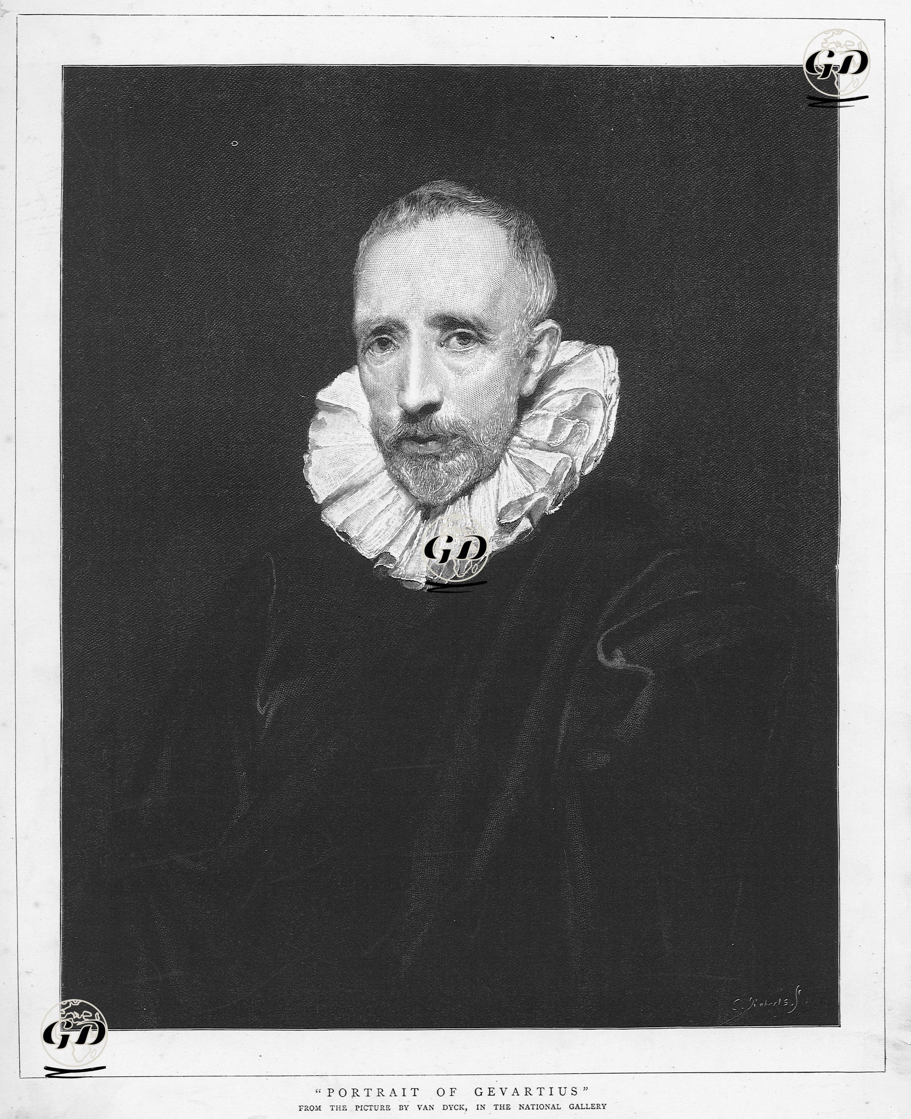 Jan Gaspar Gevartius'un Portresi  - Anthony Van Dyck (1599-1641) - 1890