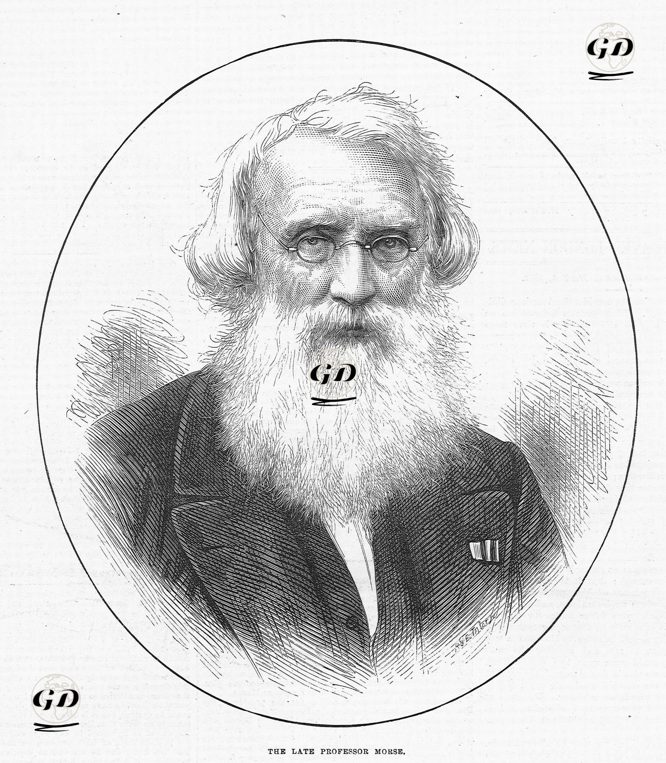 Profesör Samuel Morse  -  - 1872