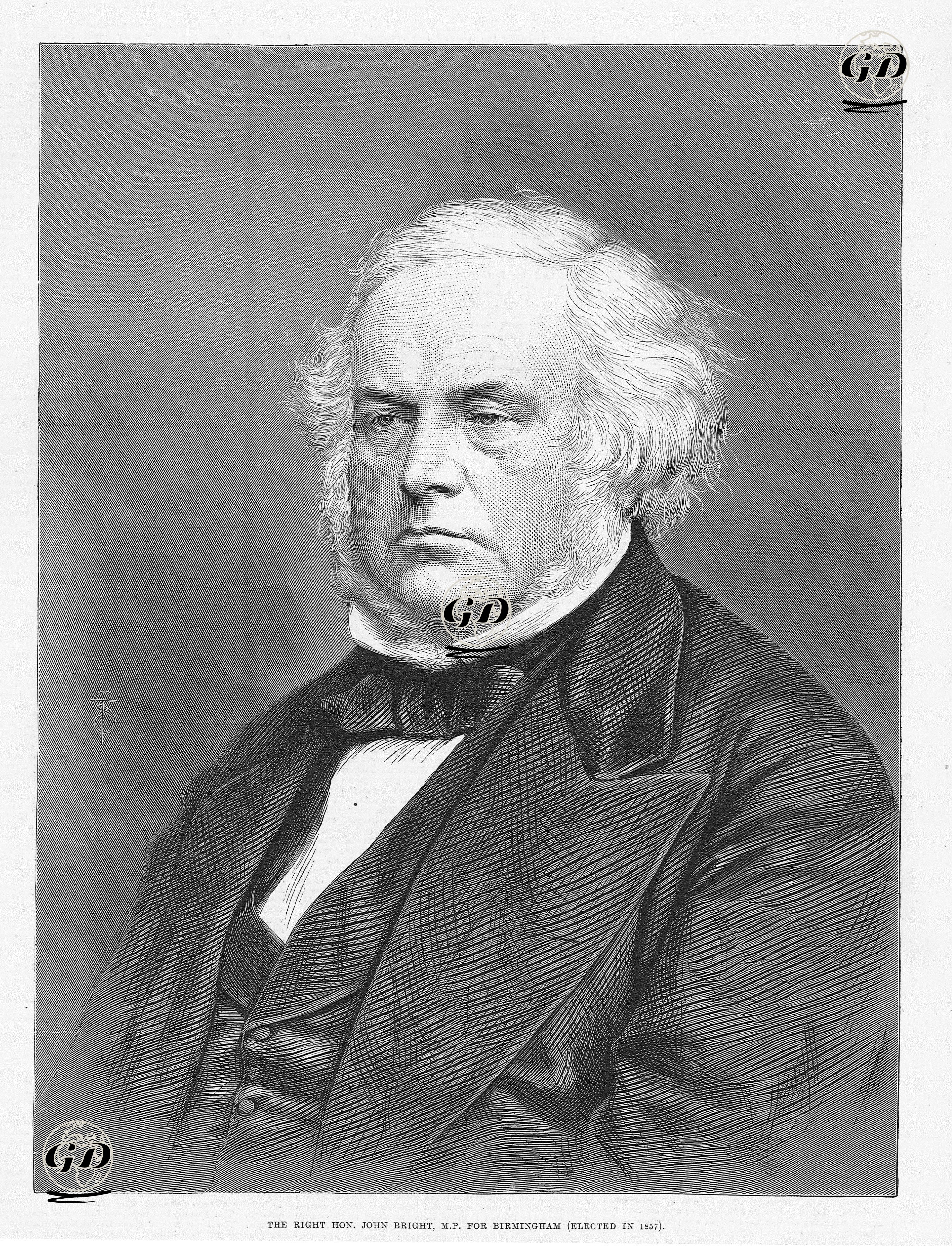 The Right Hon. John Bright M.P. For Birmingham (Elected In 1857) -  - 1883