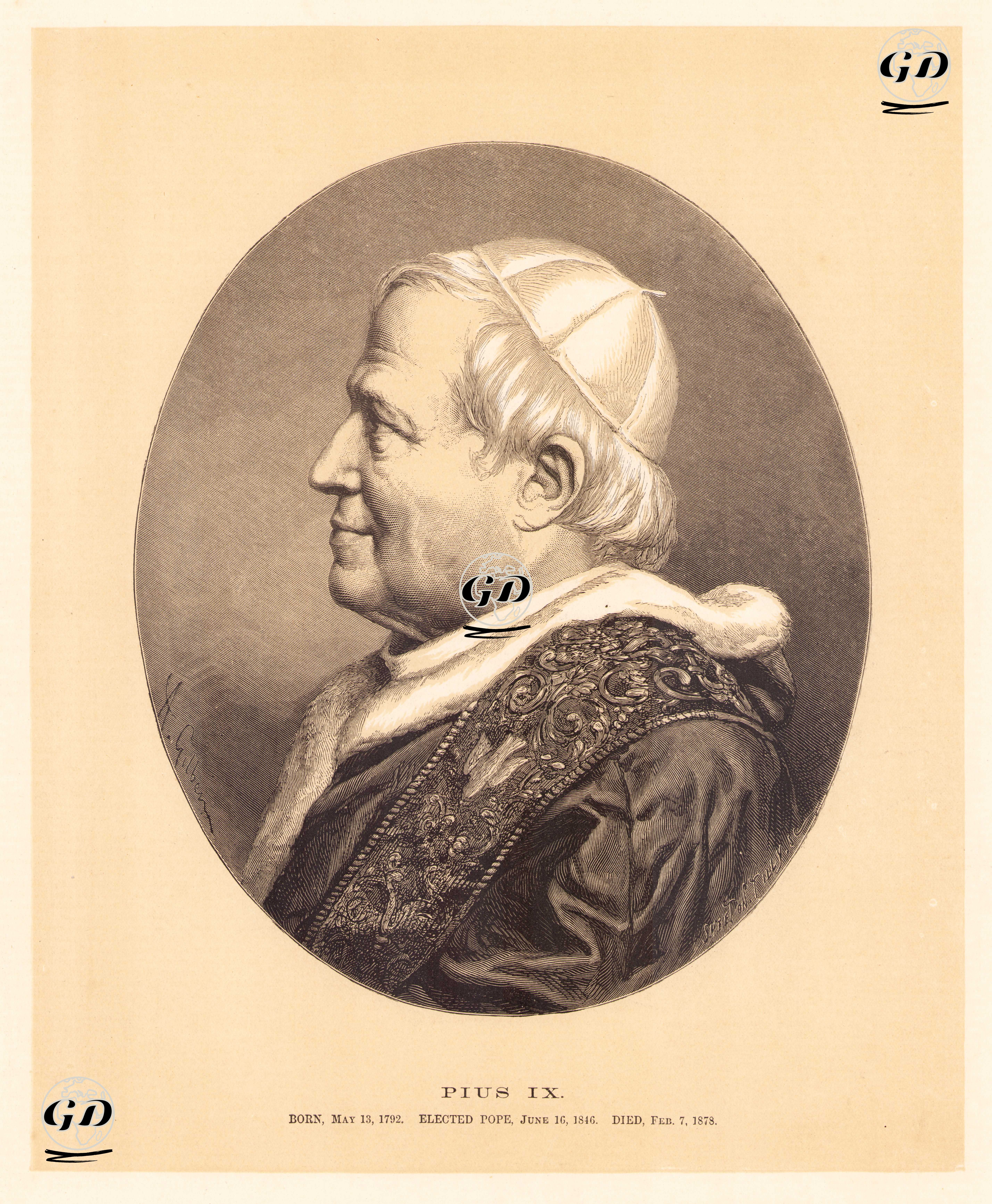 Papa IX. Pius  -  - 1878