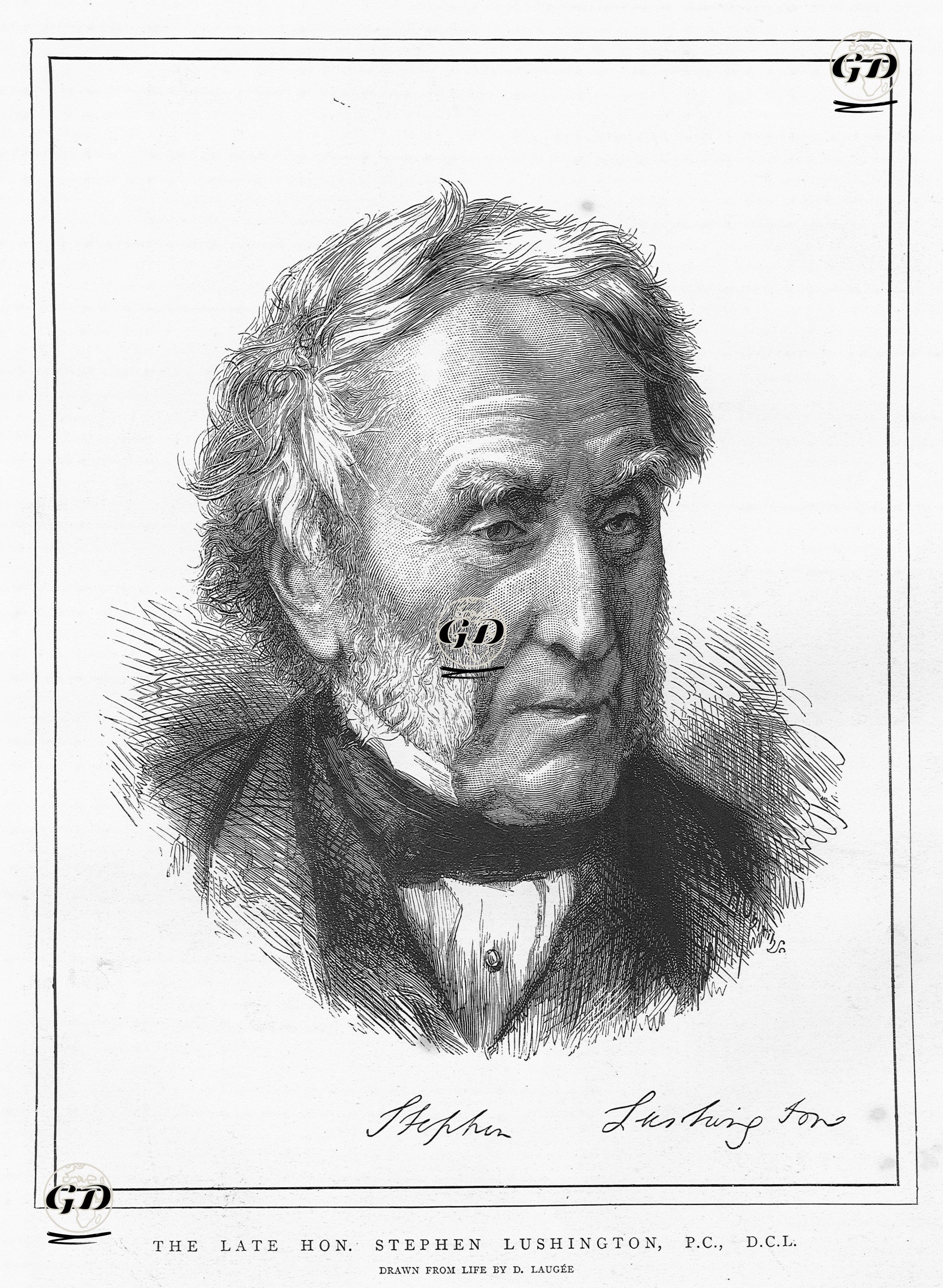 Stephen Lushington  -  - 1873