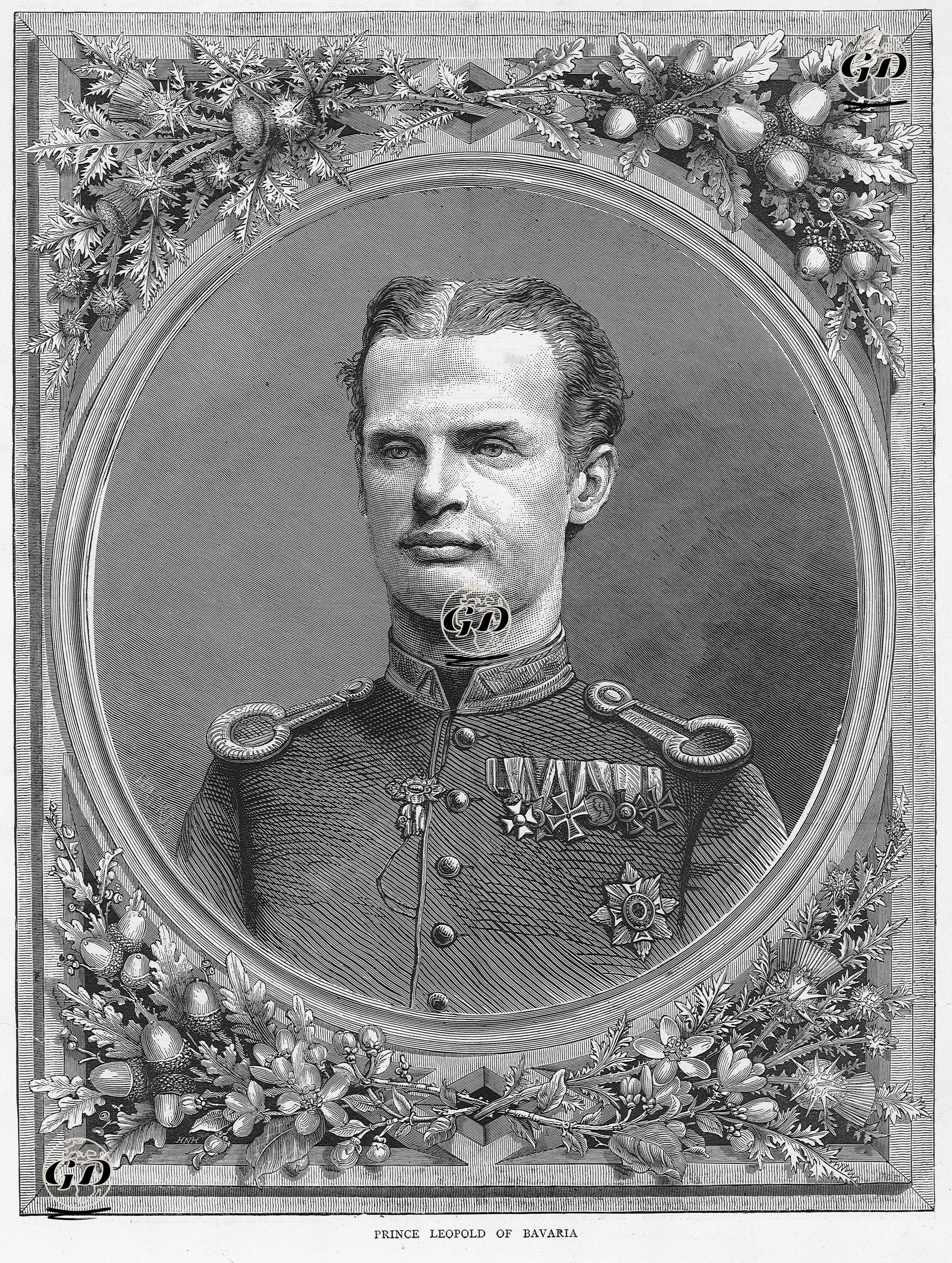 Prens Bavyaralı Leopold Avusturya'da İmparatorluk Düğünü  -  - 1873