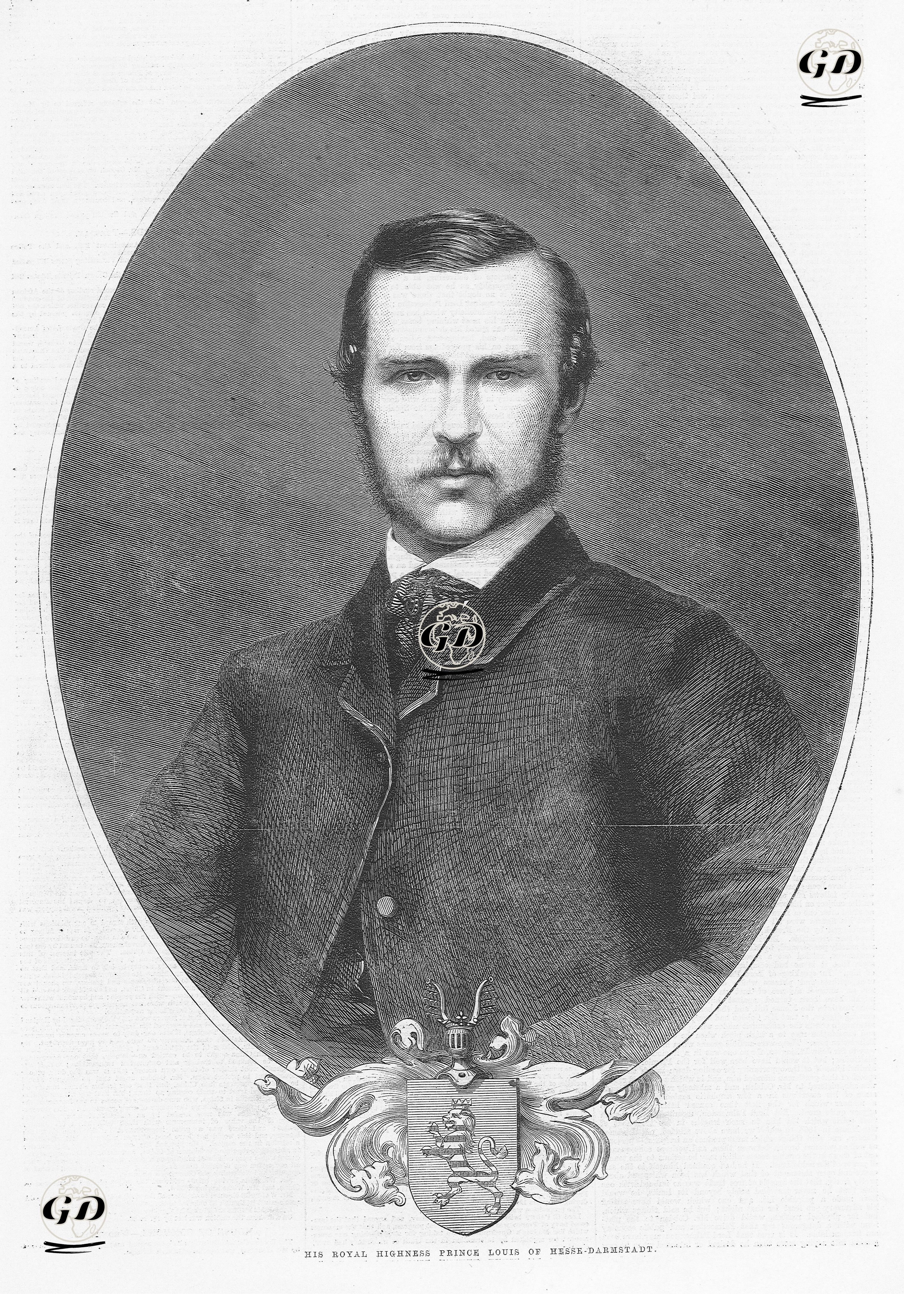 Hesse Dükü Prens IV.Louis -  - 1862