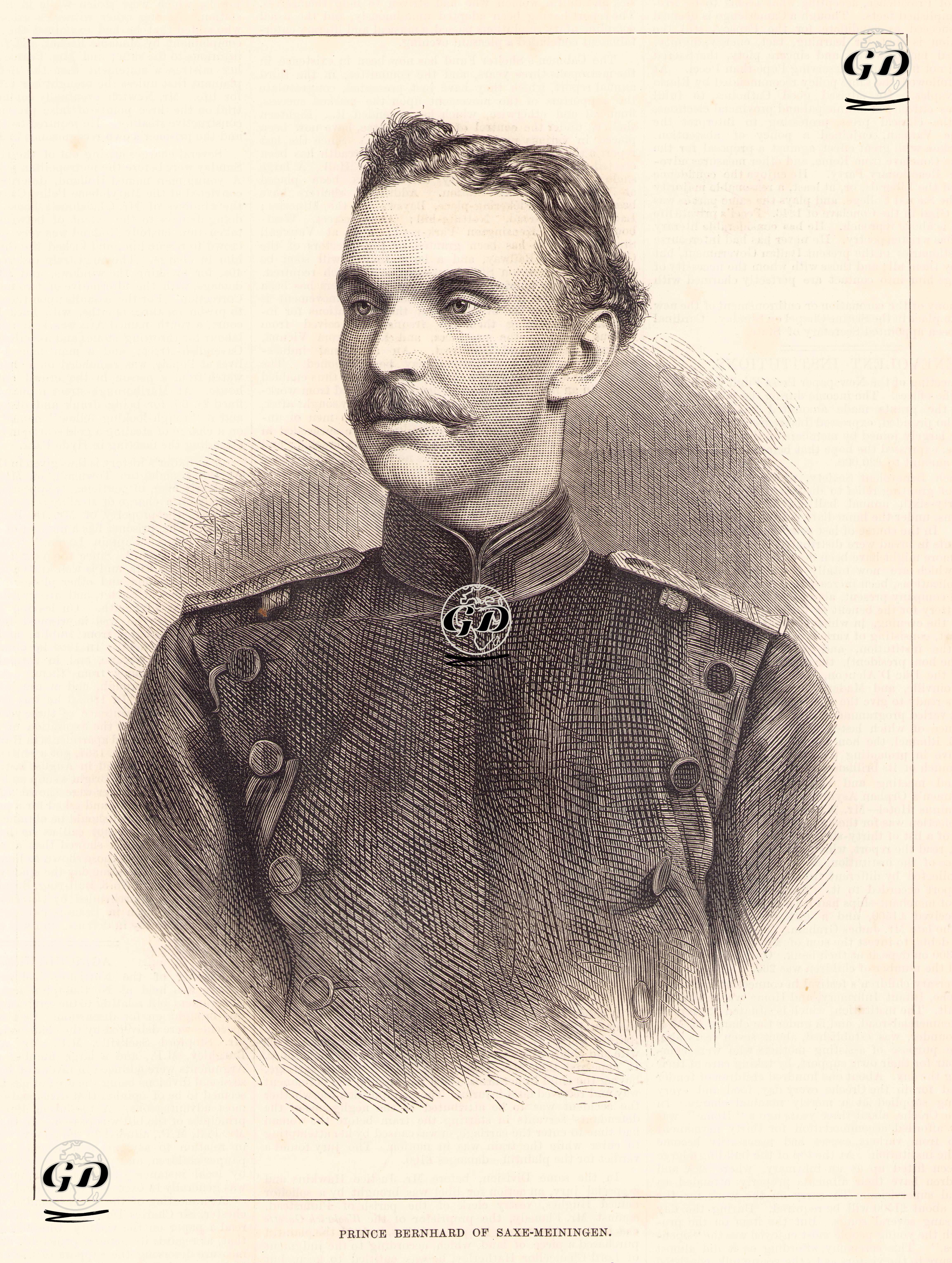 Prenses Saksonya-Meiningen'li  Bernhard-Berlin'de Kraliyet Düğünü  -  - 1878