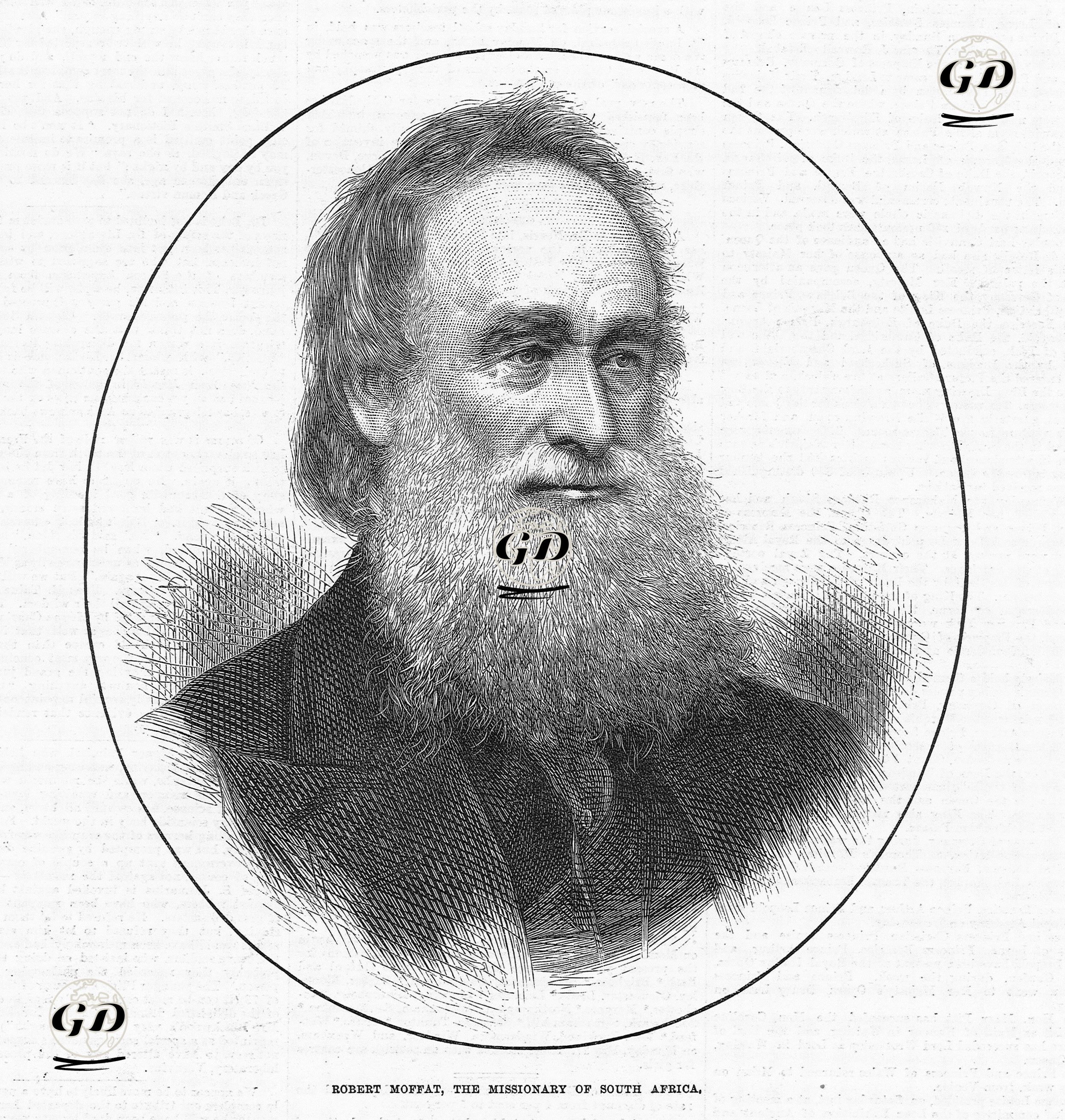 Misyoner Robert Moffat -  - 1872
