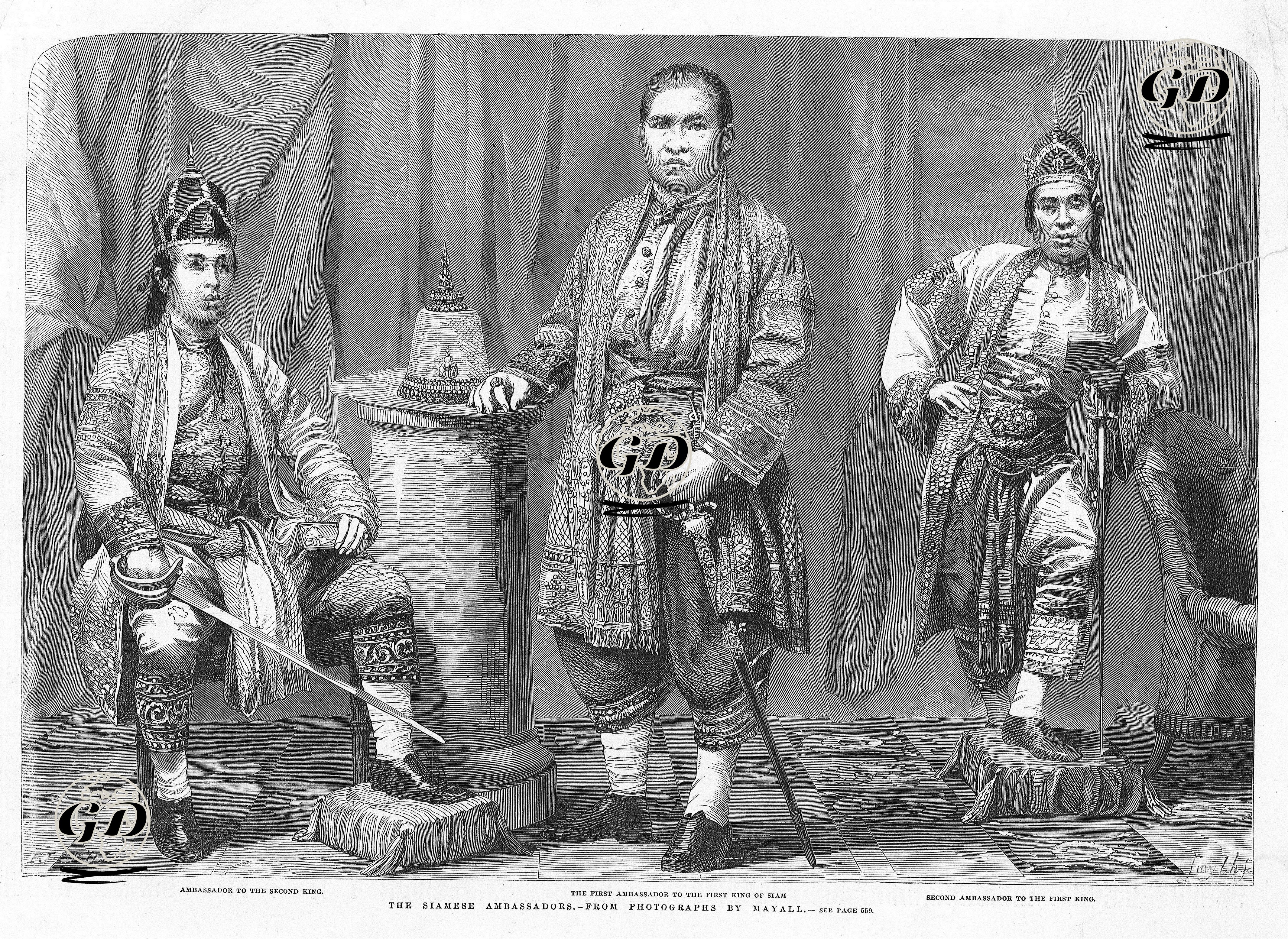 The Siamese Ambassadors -  - 1857