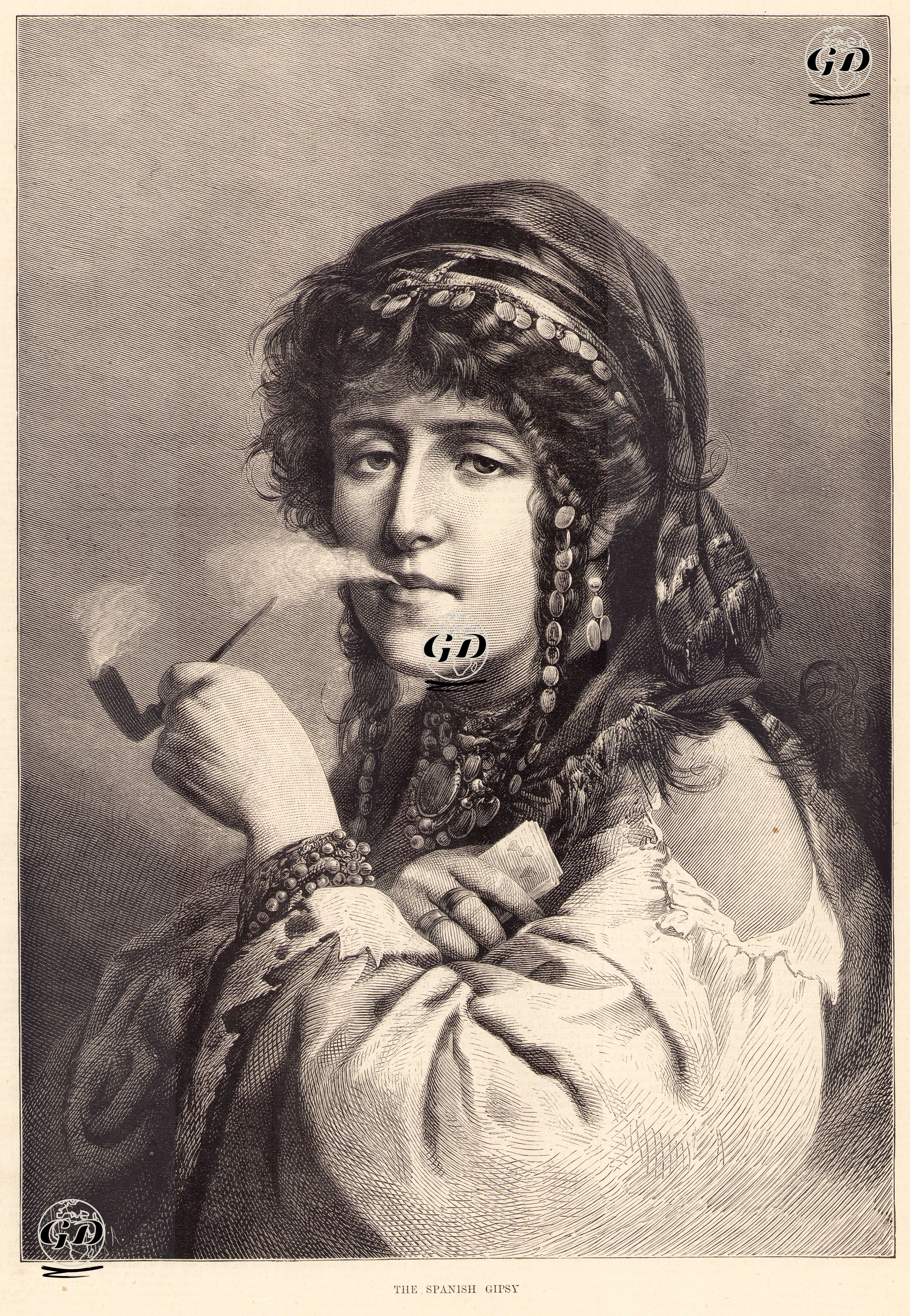 İspanyol Çingene Kız  -  - 1874