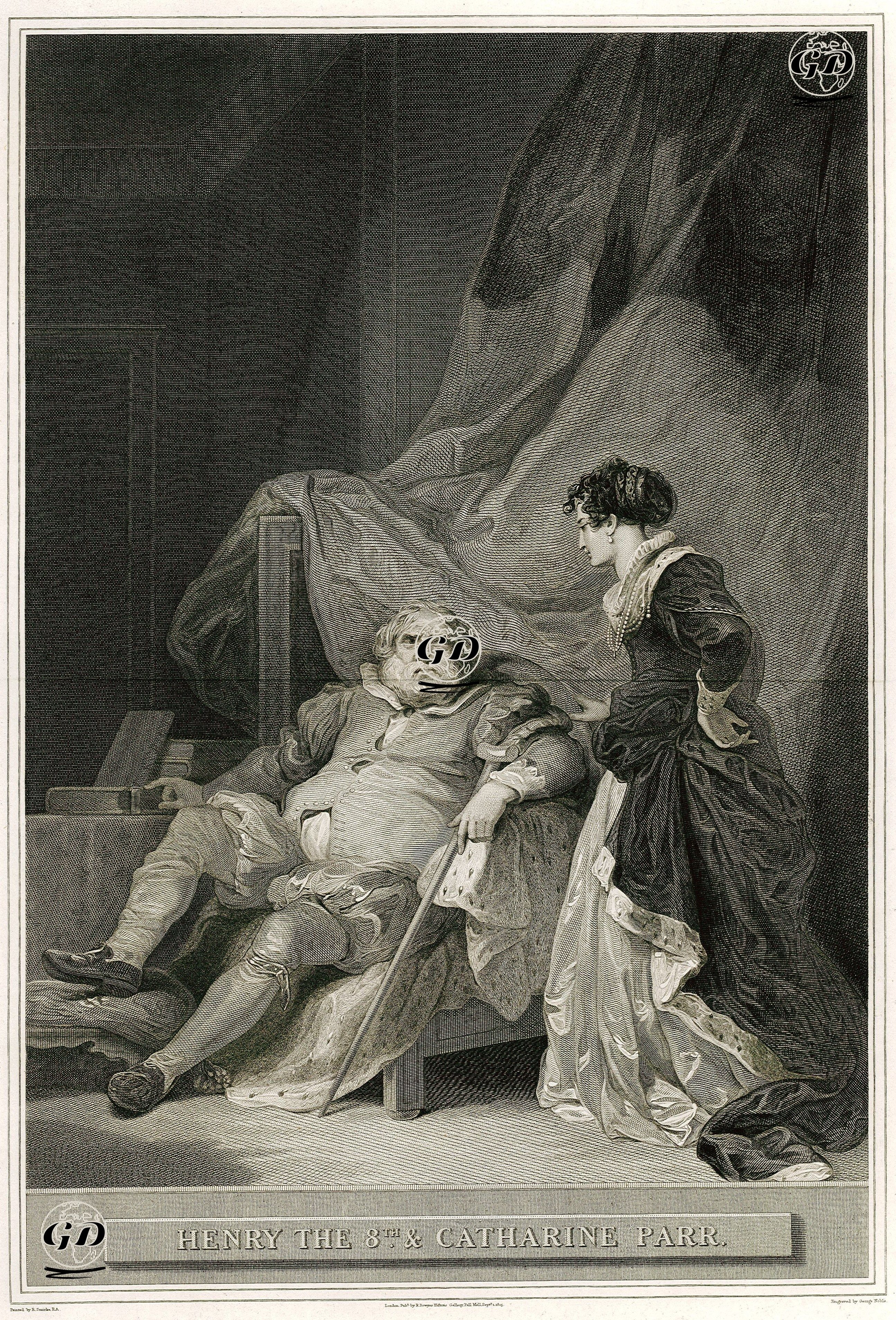 İngiltere Kralı VIII.Henry Ve Kraliçe Catherine Parr - Robert Smirke (1752-1845) - 1805