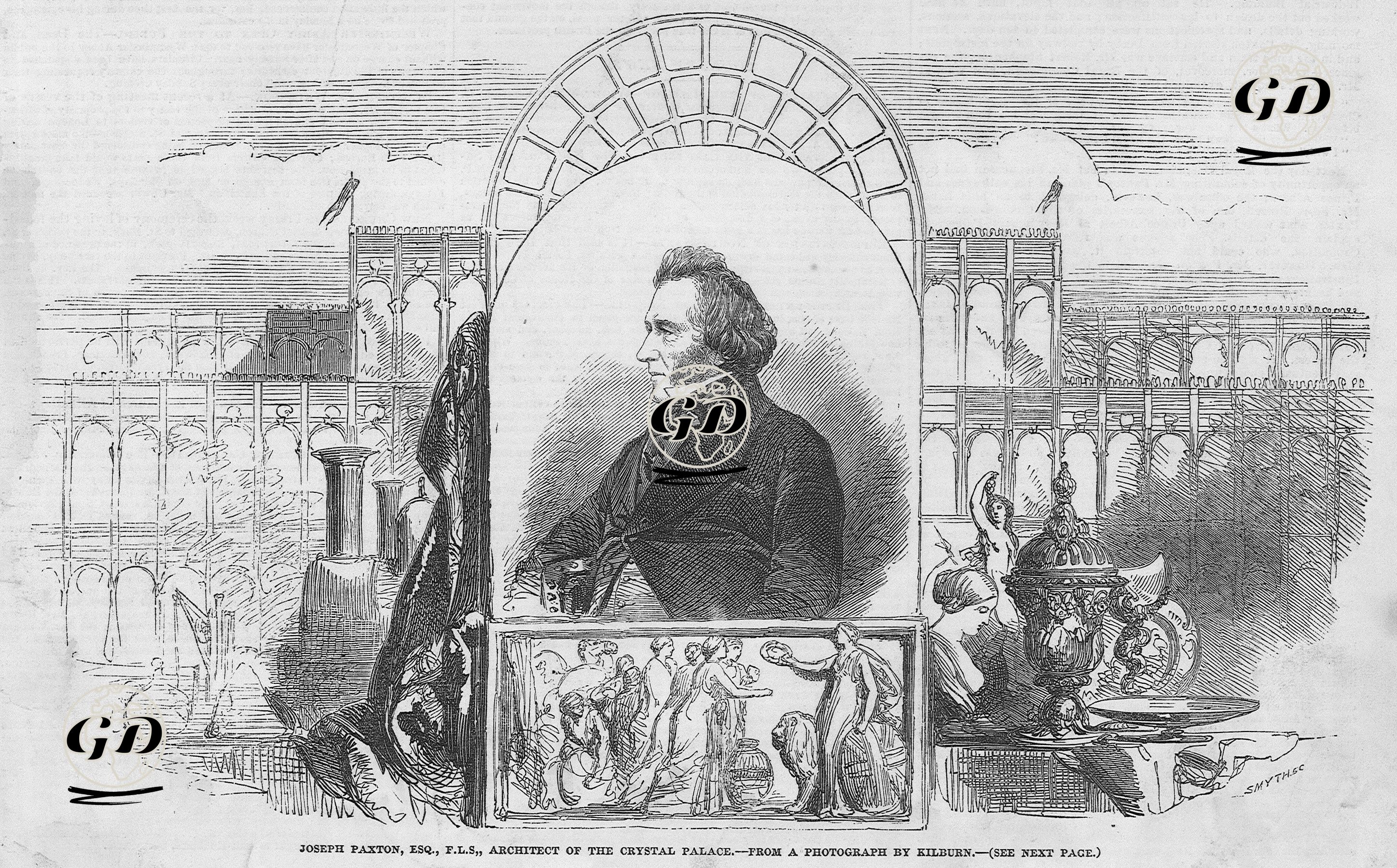 Crystal Palace'nin Mimarı Joseph Paxton  -  - 1851
