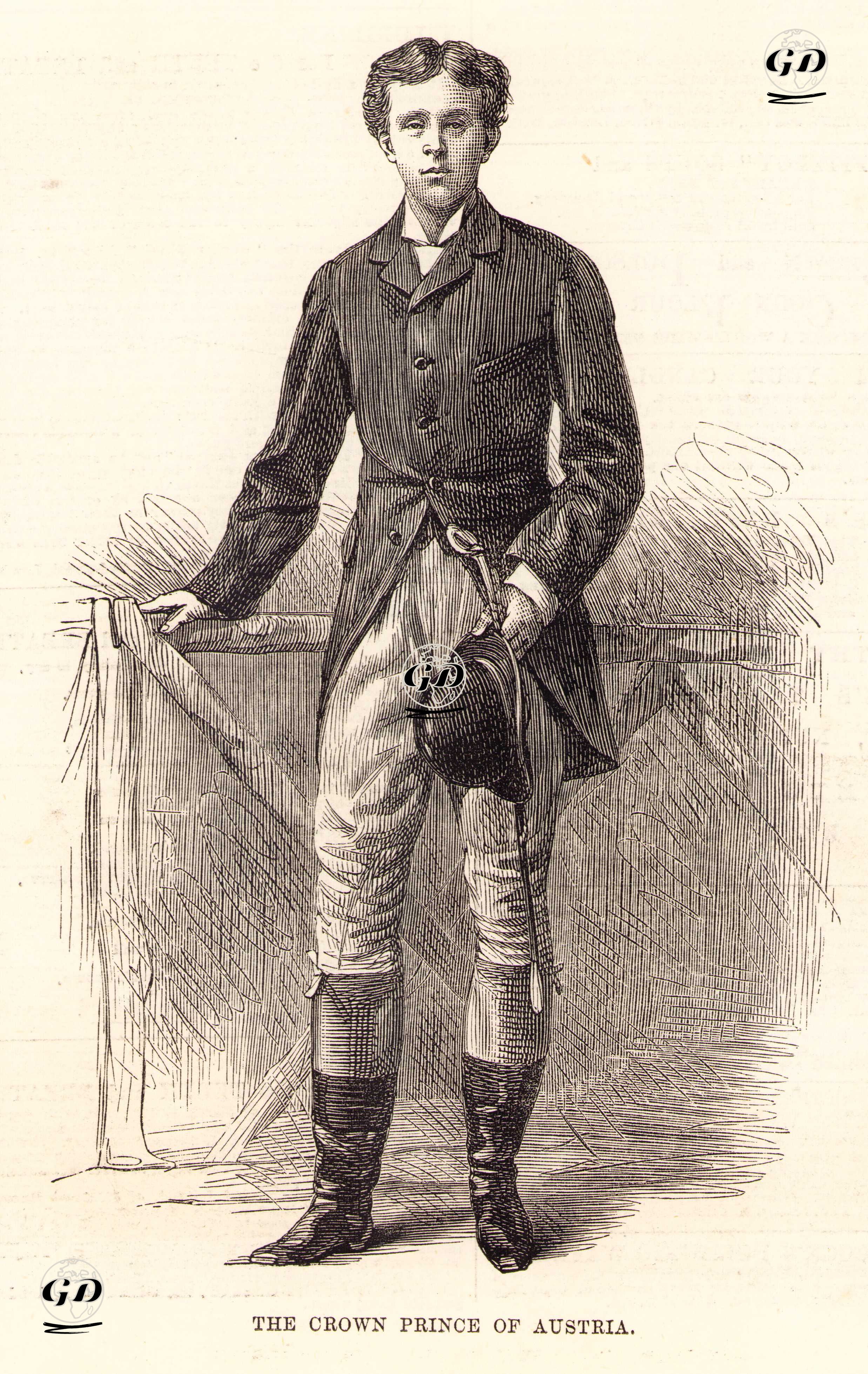 The Crown Prince Of Austria -  - 1878