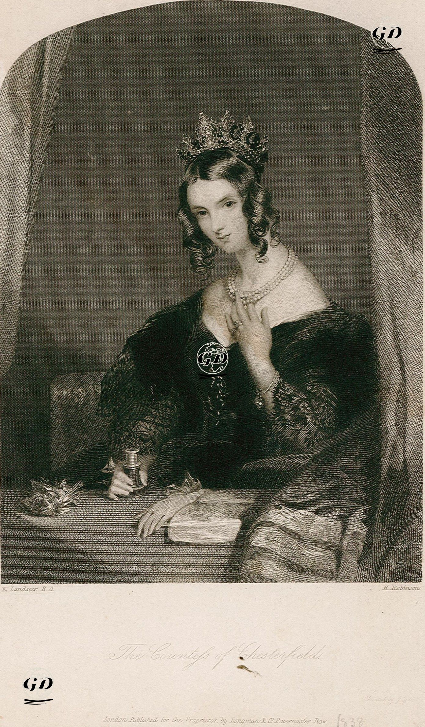 Chesterfield Kontesi Anne Elizabeth Weld-Forester - Edwin Henry Landseer (1802-1873) - 1838