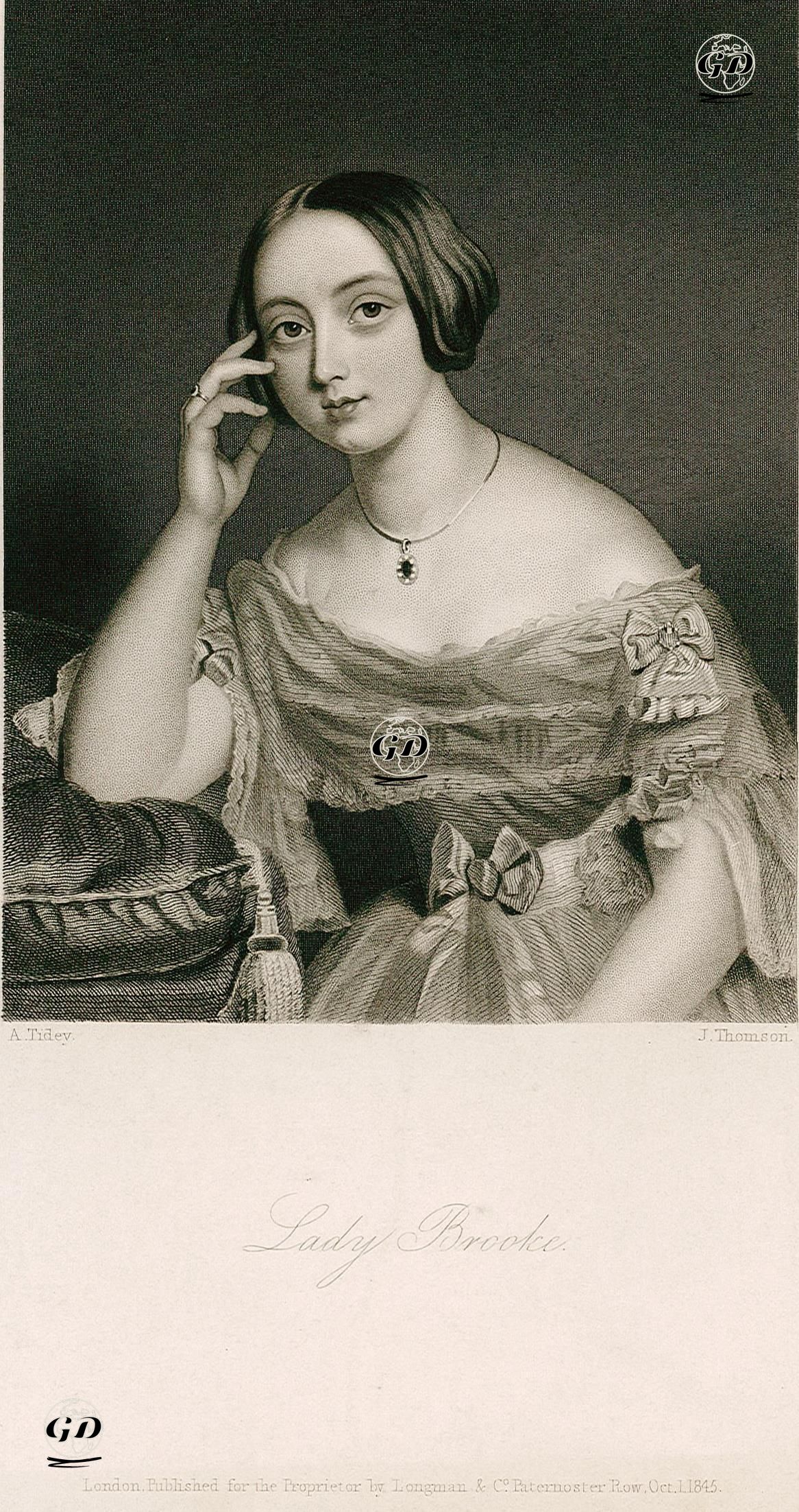 Lady Brooke - Alfred Tidey (1808-1892) - 1845