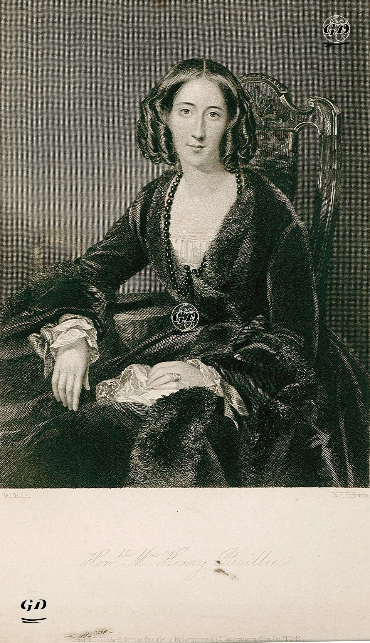 Hon.Mrs.Henry Baillie - William Fisher (1817-1895) - 1844