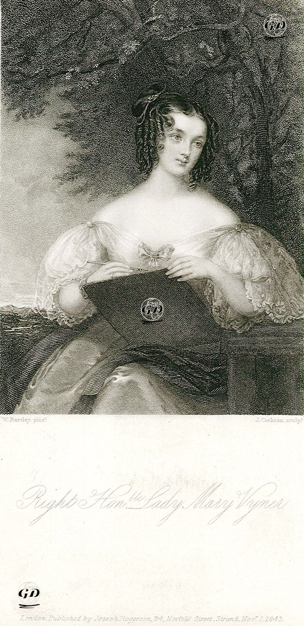 Leydi Mary Vyner - William Barclay (1797-1859) - 1843
