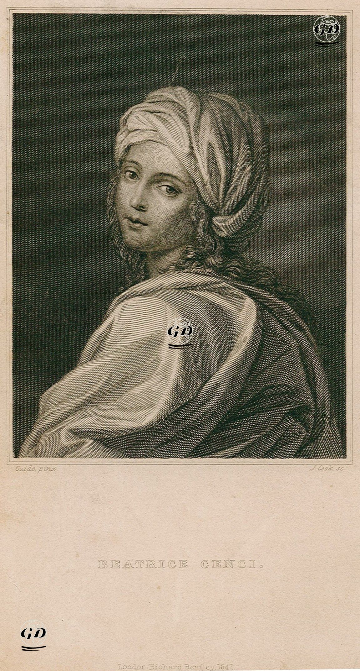 Beatrice Cenci - Guido Reni (1575-1642) - 1847