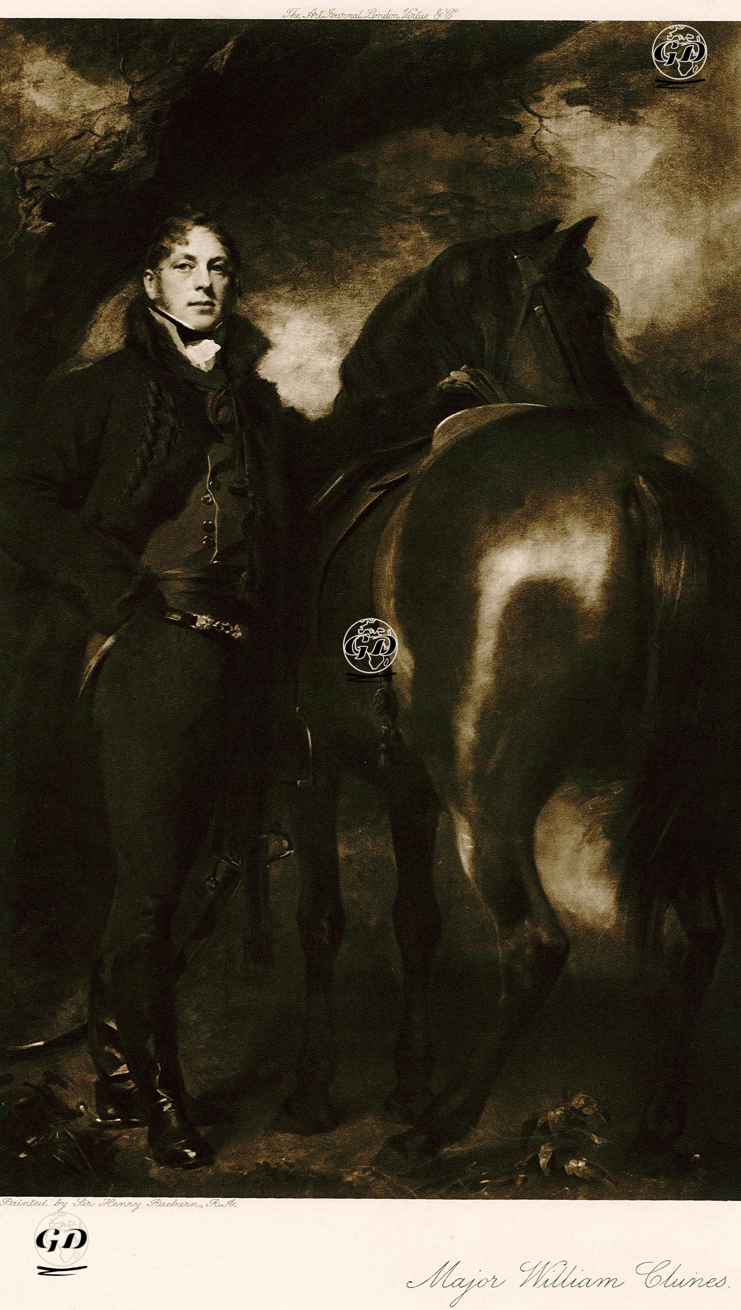 Binbaşı William Clunes - Henry Raeburn (1756-1823) - 1890's