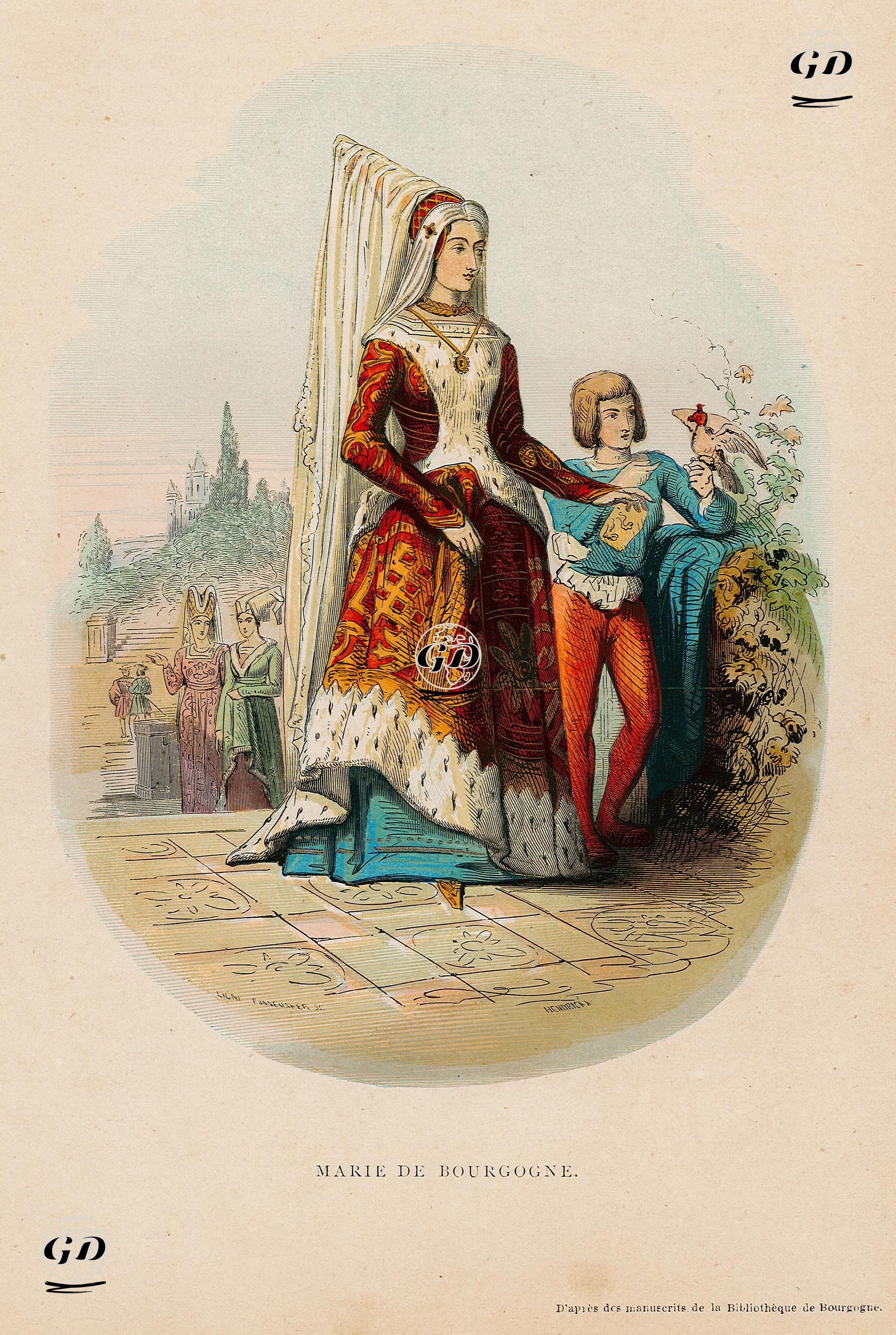Burgundy Düşesi Marie -  - 1850's