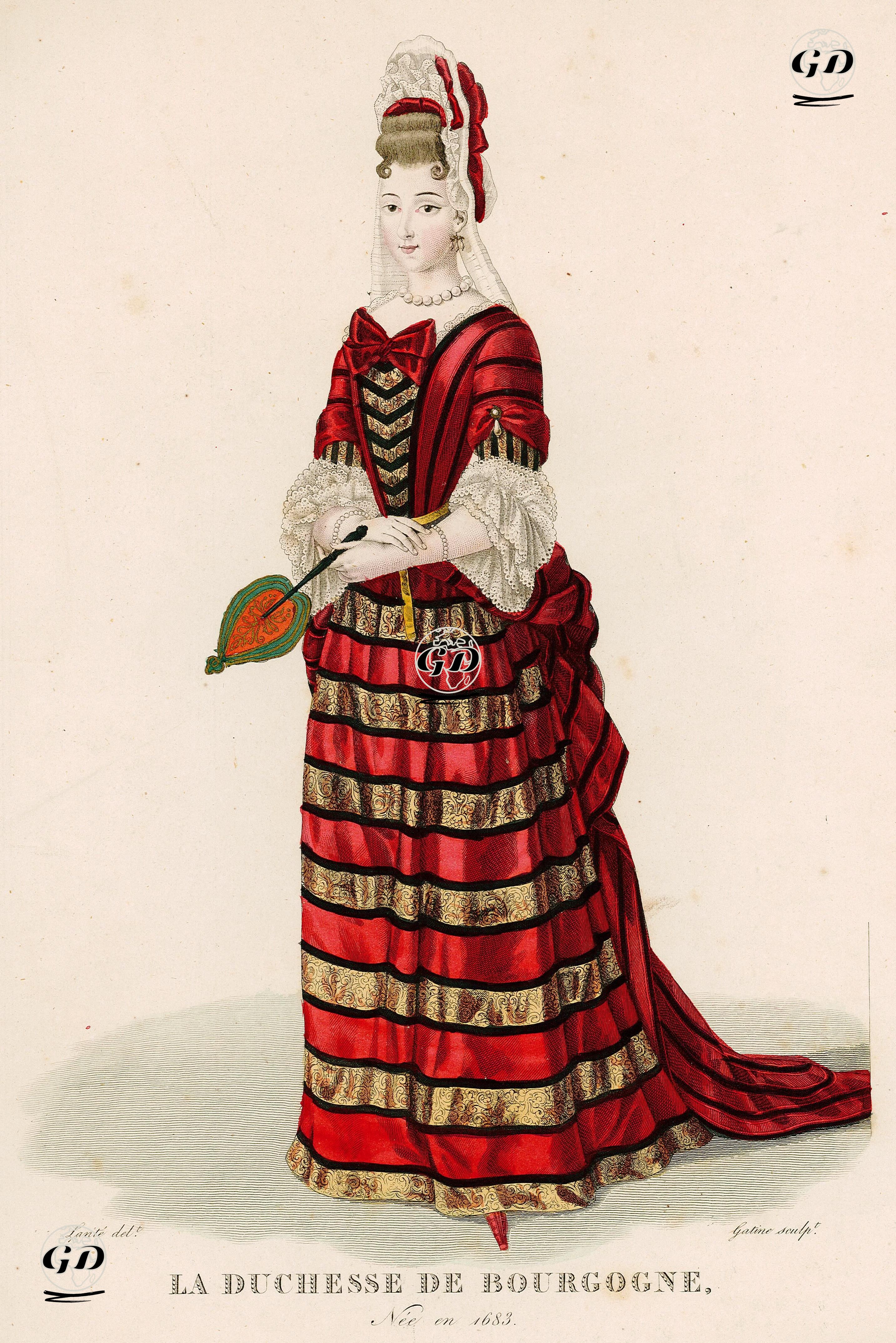Burgonya Düşesi - Louis Marie Lante  (1789-1871) - 1837