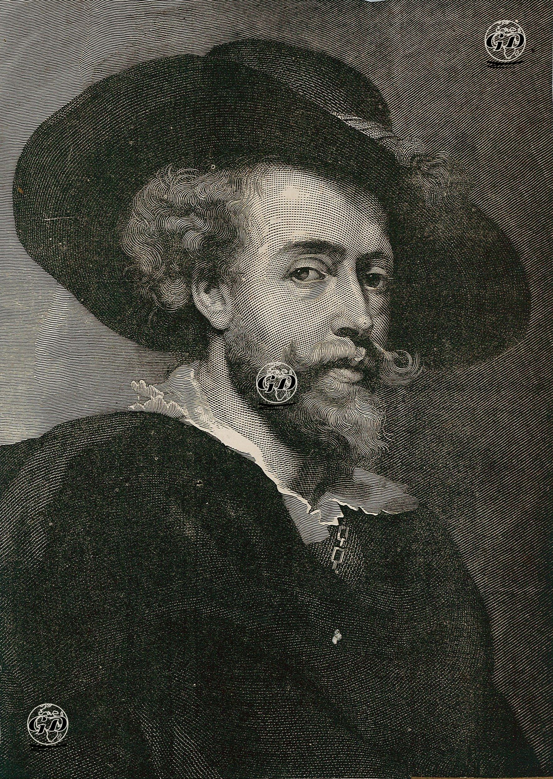 Peter Paul Rubens'in Kendi Yaptığı Portresi - Peter Paul Rubens (1577-1640) - 1850's-1880's