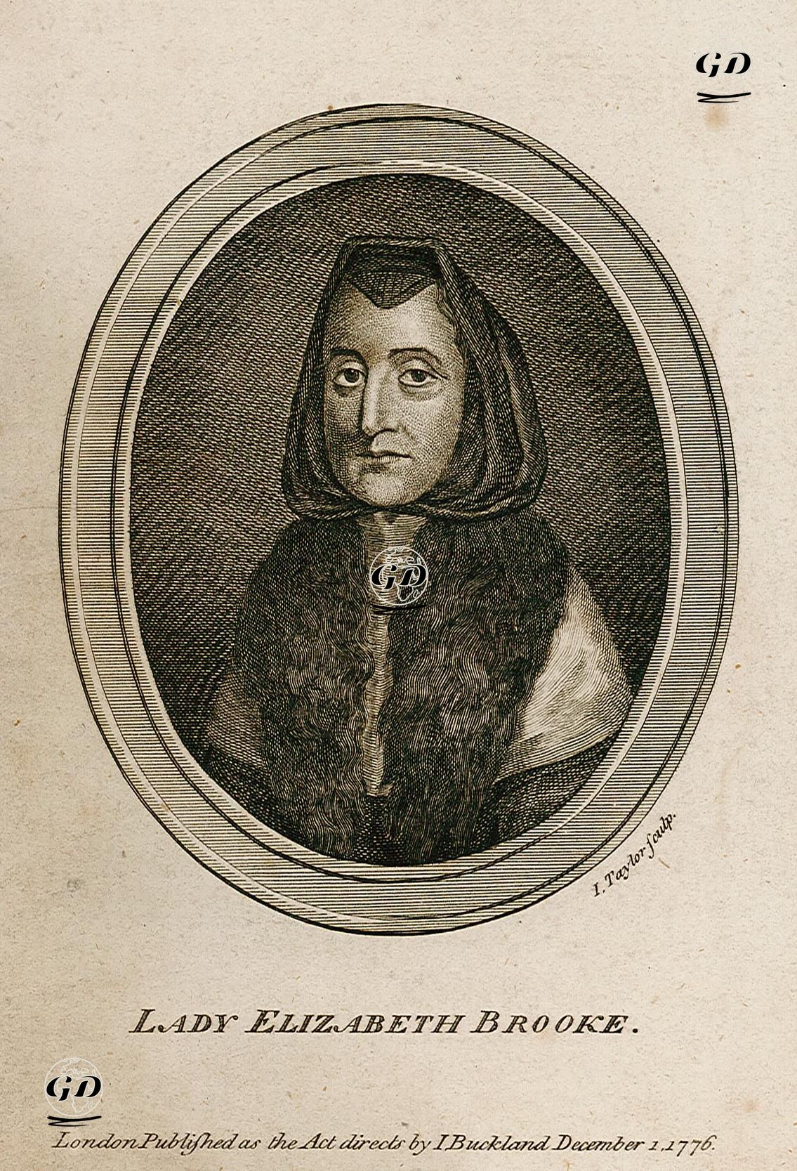 Leydi Elizabeth Brooke -  - 1776