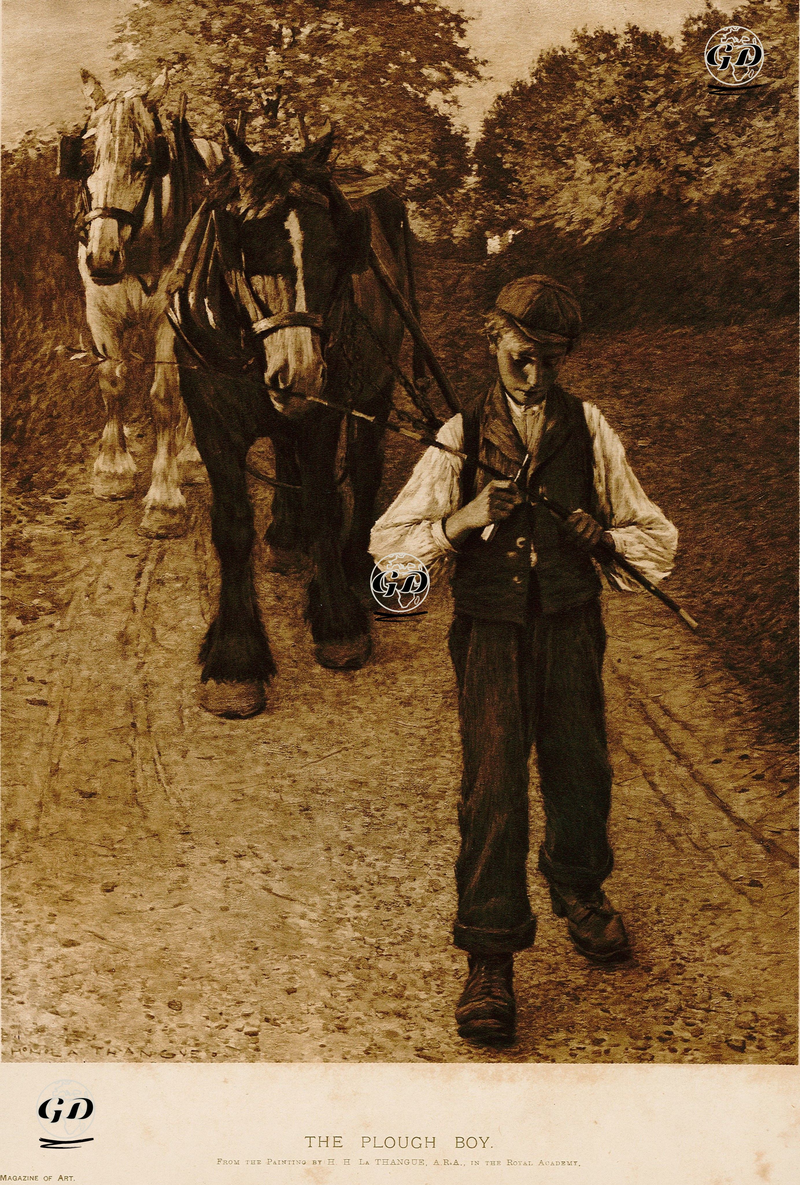 Sabancı Çocuk - Henry Herbert La Thangue(1859-1829) - 1900's