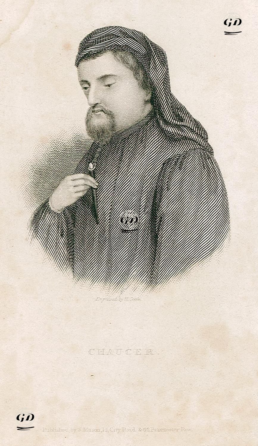 Geoffrey Chaucer -  - 1842