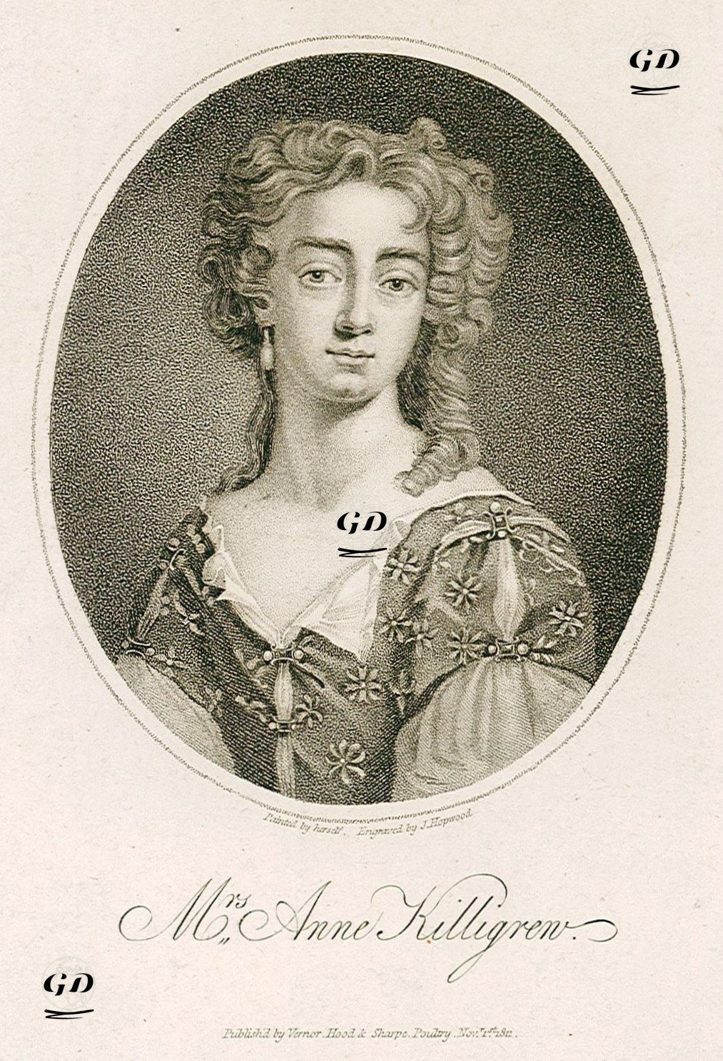 Mrs. Anne Killigrew - Anne Killigrew (1660-1685) - 1811